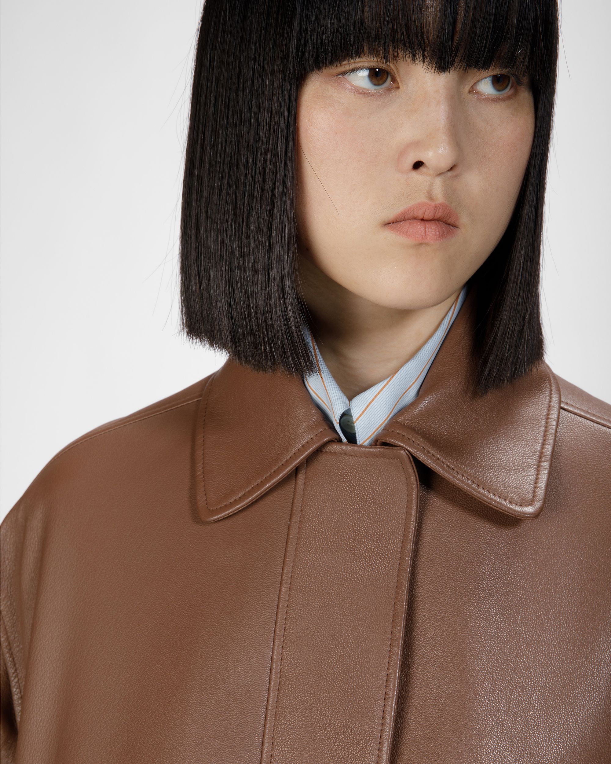 Lederjacke In Braun - Damen - Bally - 06