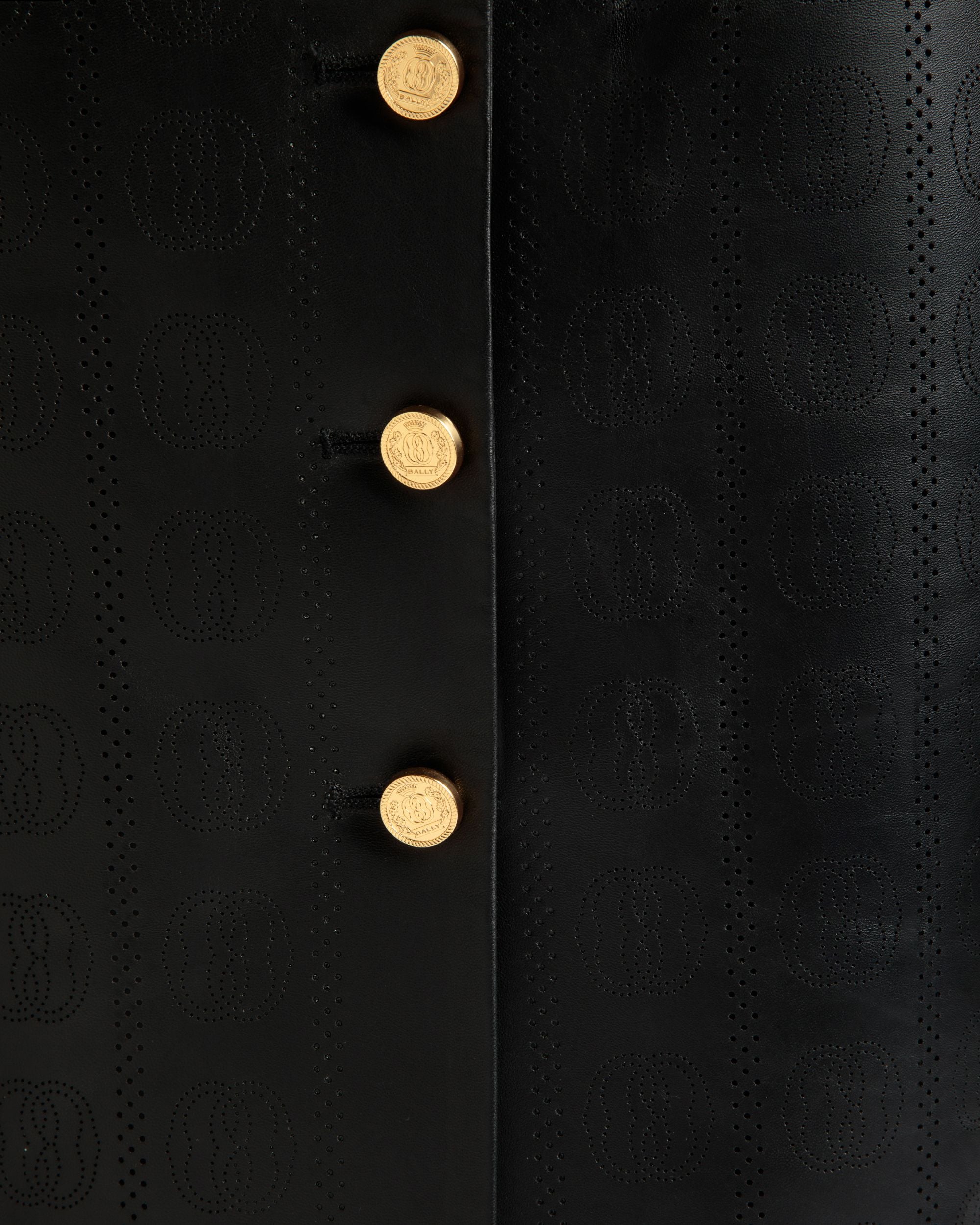Midirock Aus Leder In Schwarz - Damen - Bally - 04