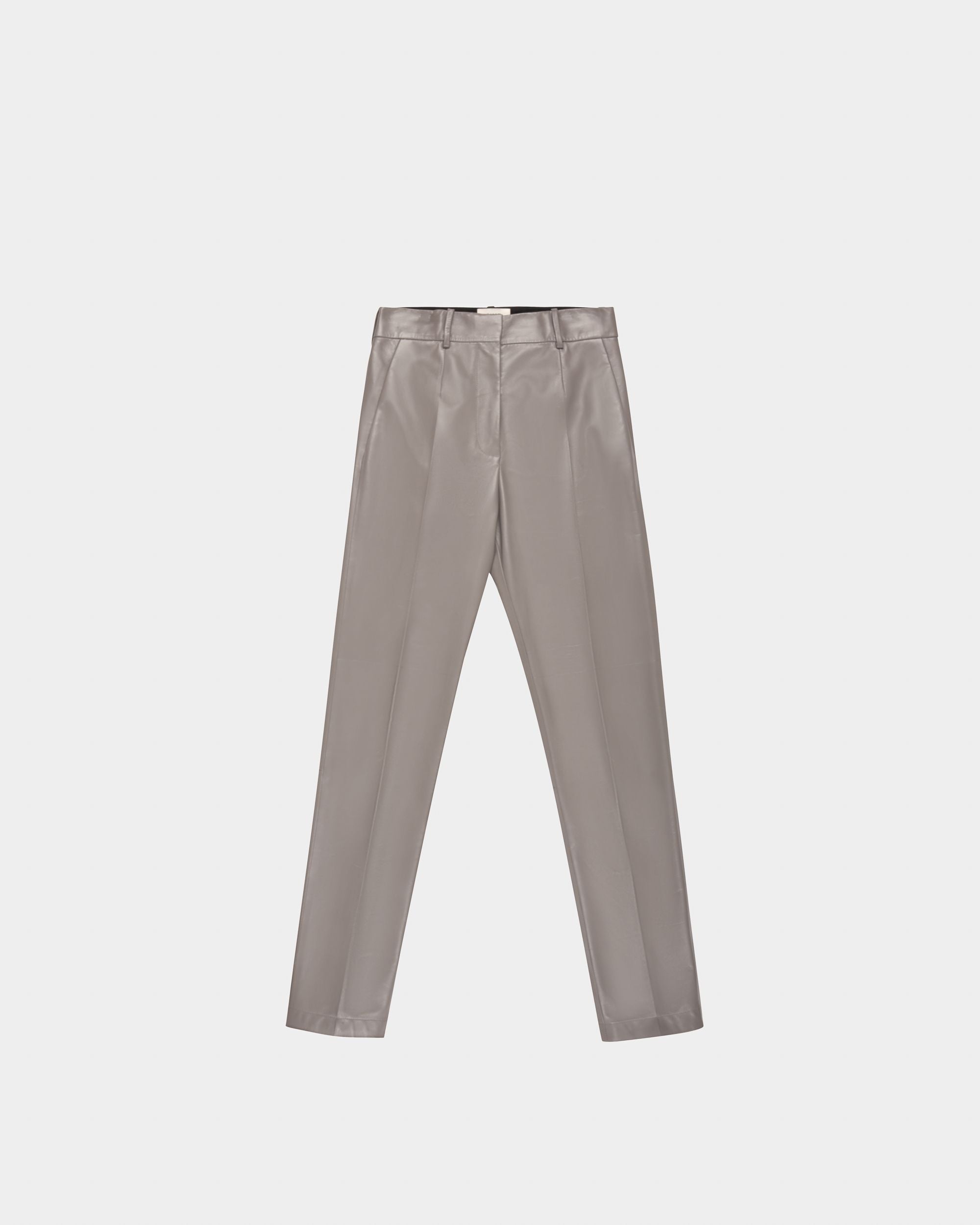 Hose Aus Grauem Leder - Damen - Bally - 04