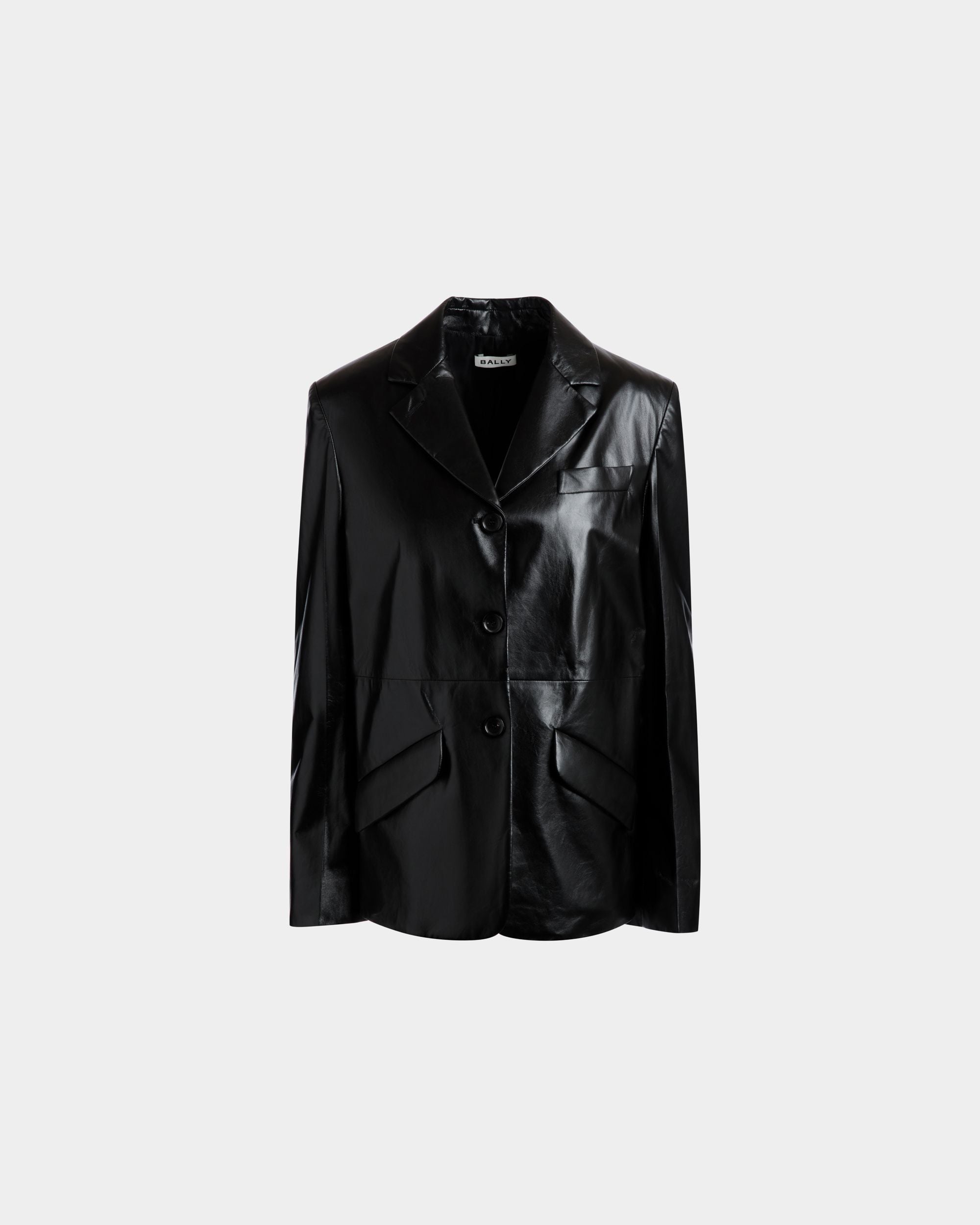 Leather Jacket In Black Leather - Damen - Bally - 01