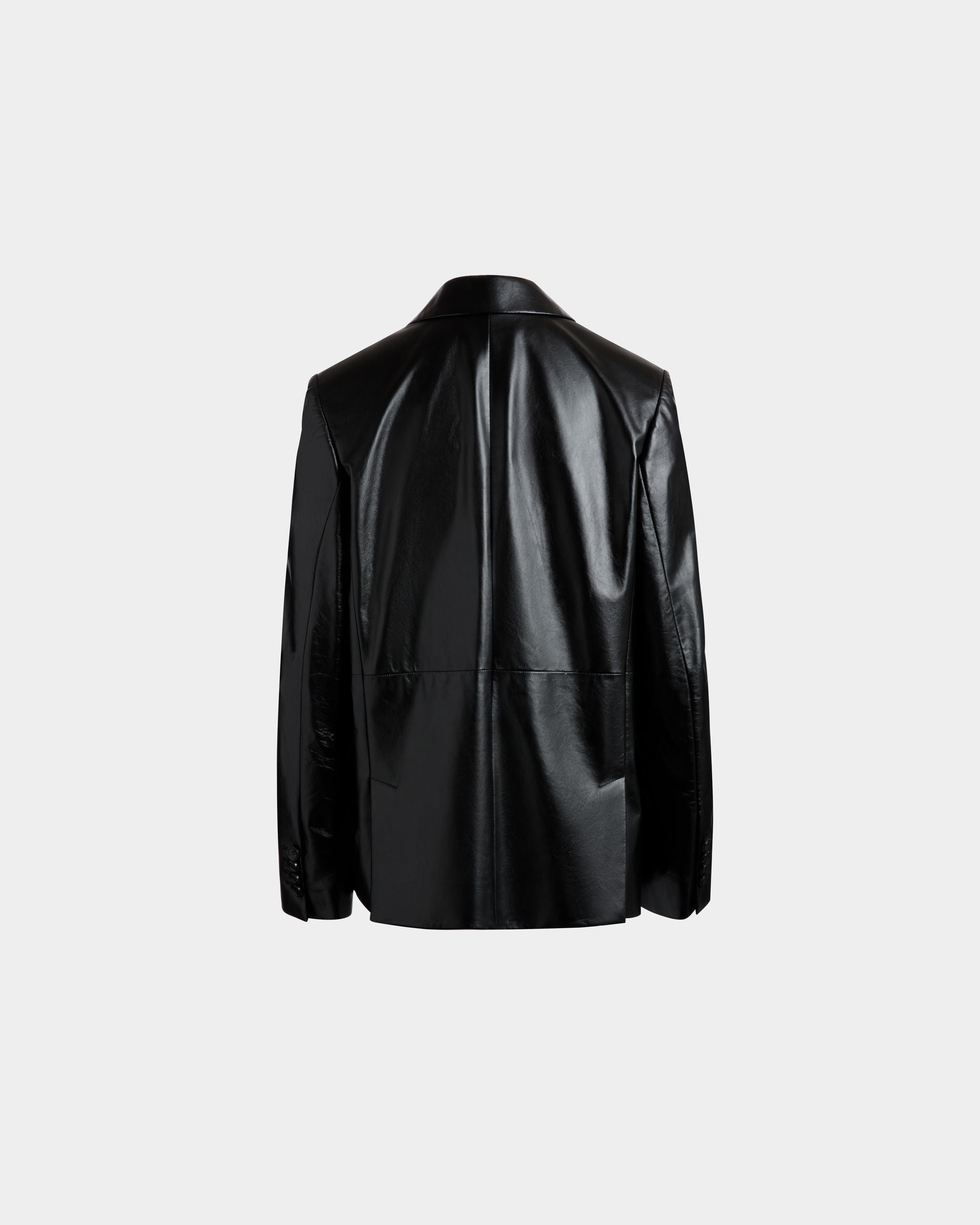 Leather Jacket In Black Leather - Damen - Bally - 03
