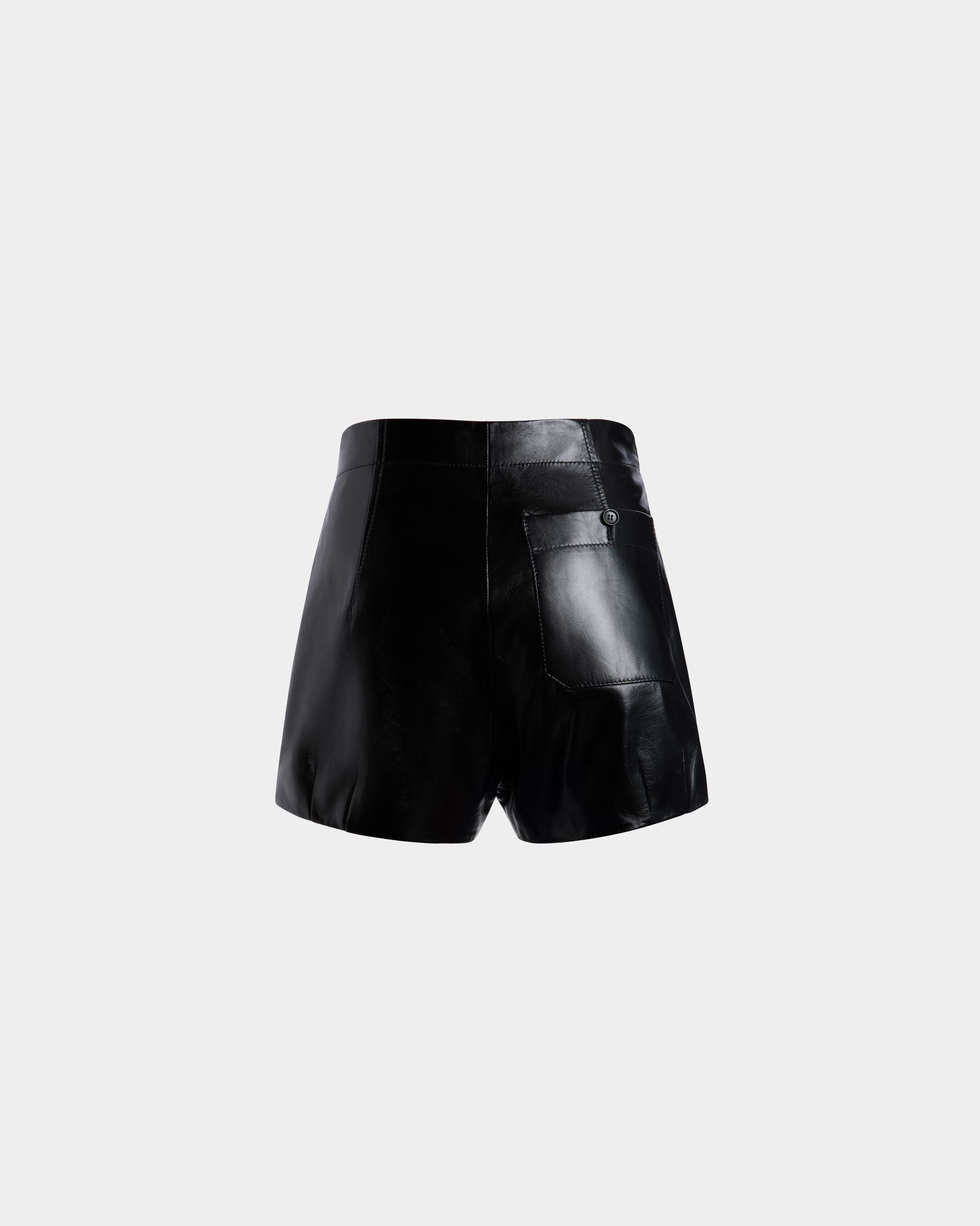 Leather Trousers In Black Lamb - Damen - Bally - 03