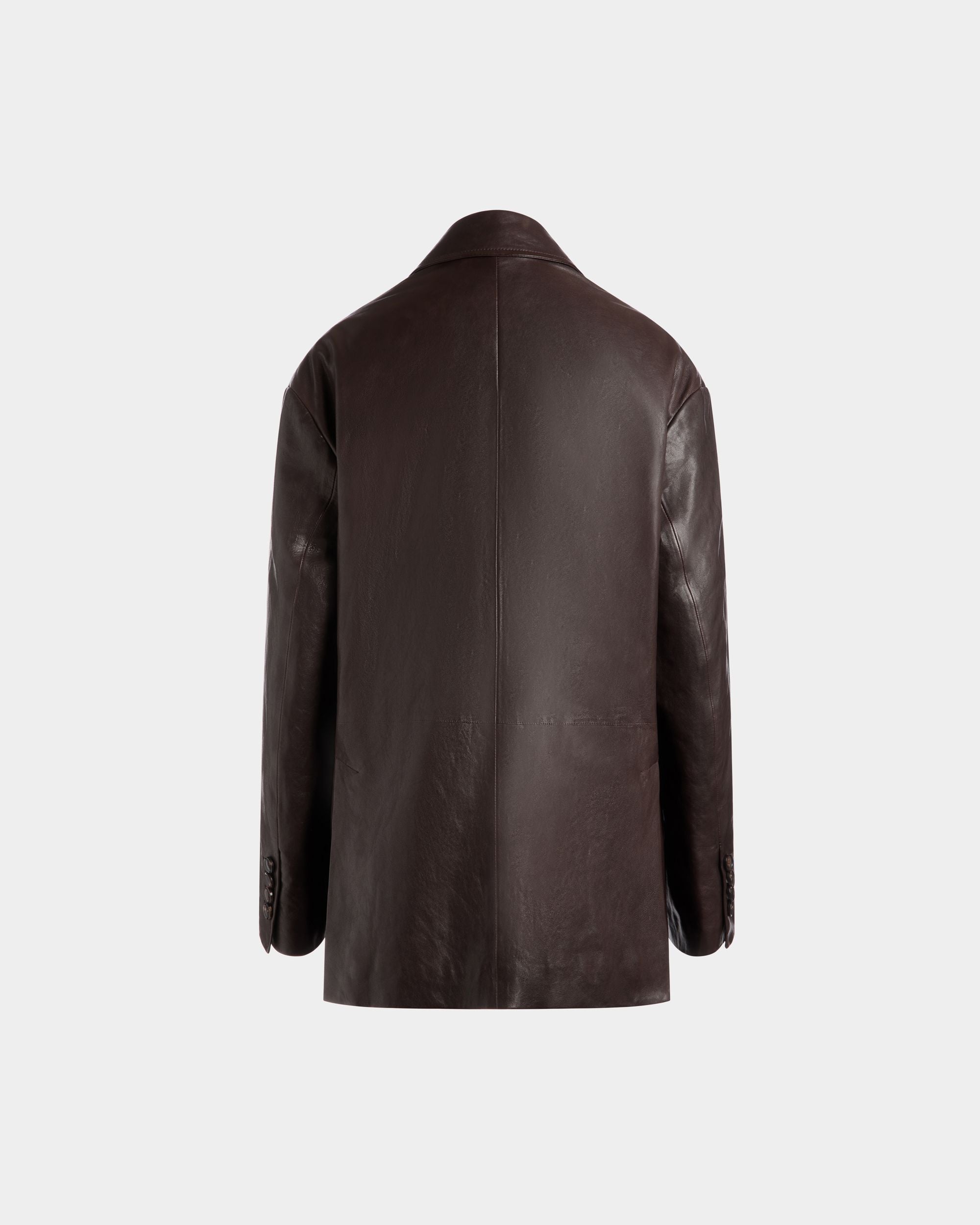 Blazer Aus Braunem Leder - Damen - Bally - 03