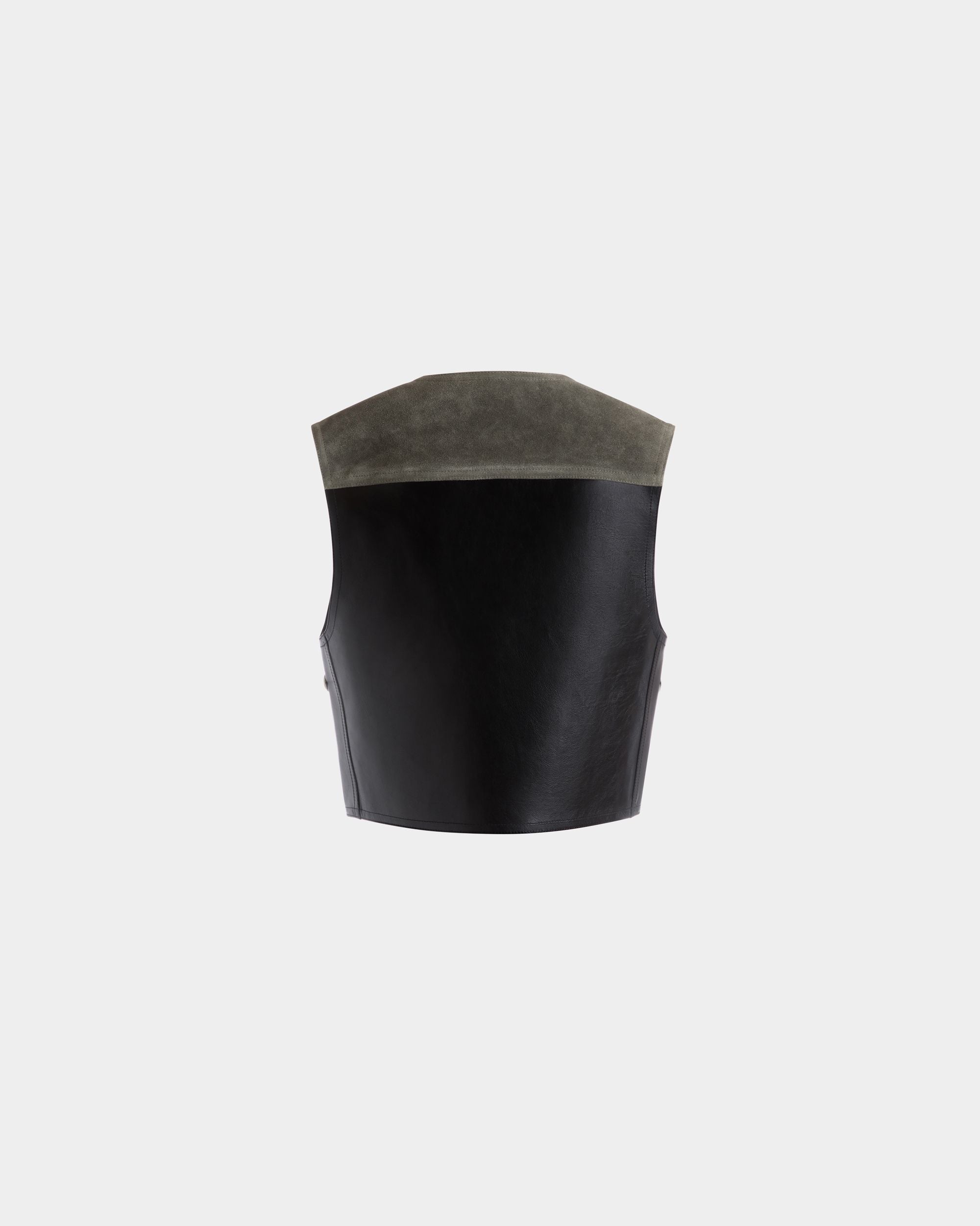 Weste Aus Leder In Schwarz - Damen - Bally - 07
