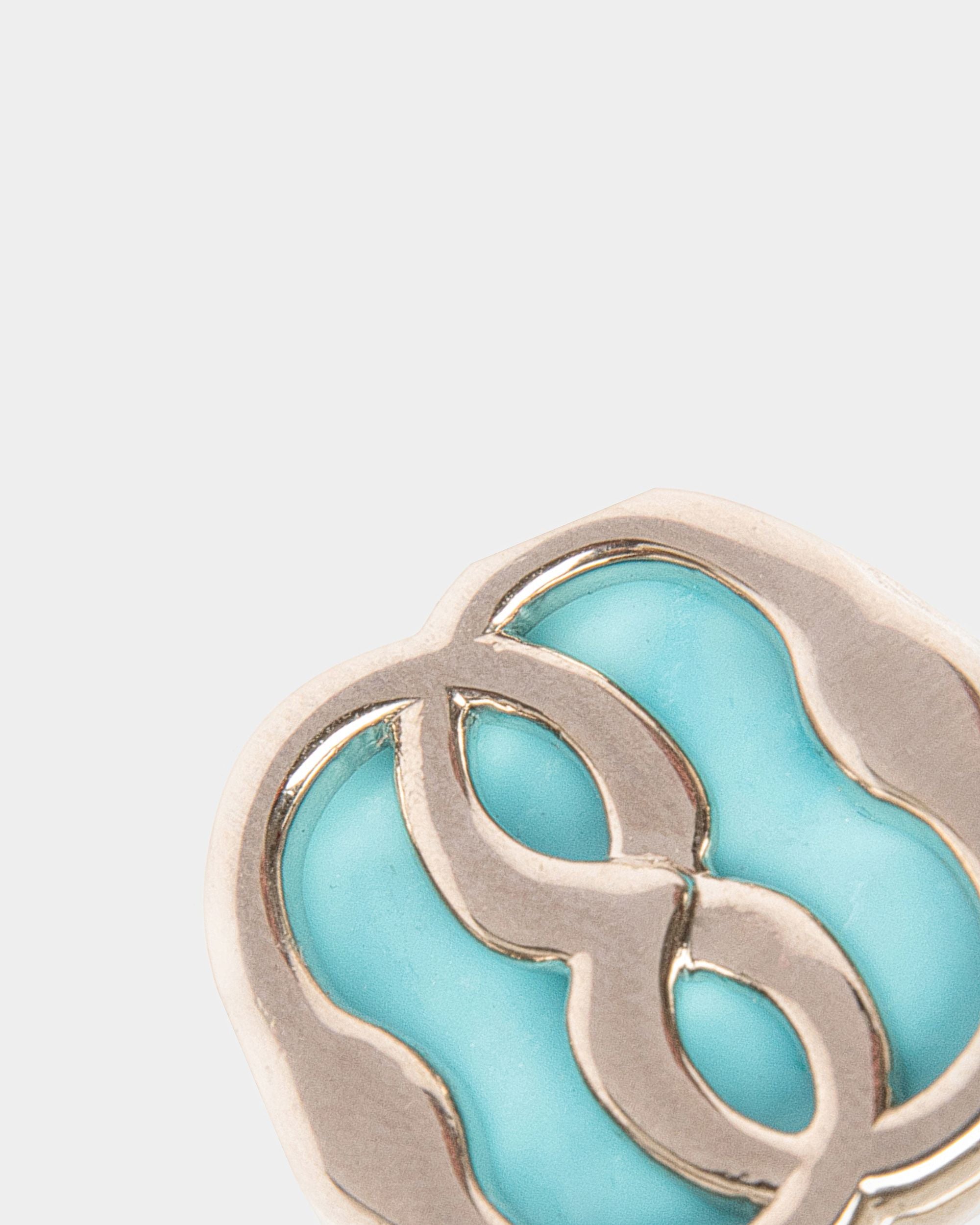Emblem Ring Aus Gehämmertem Palladium - Damen - Bally - 02