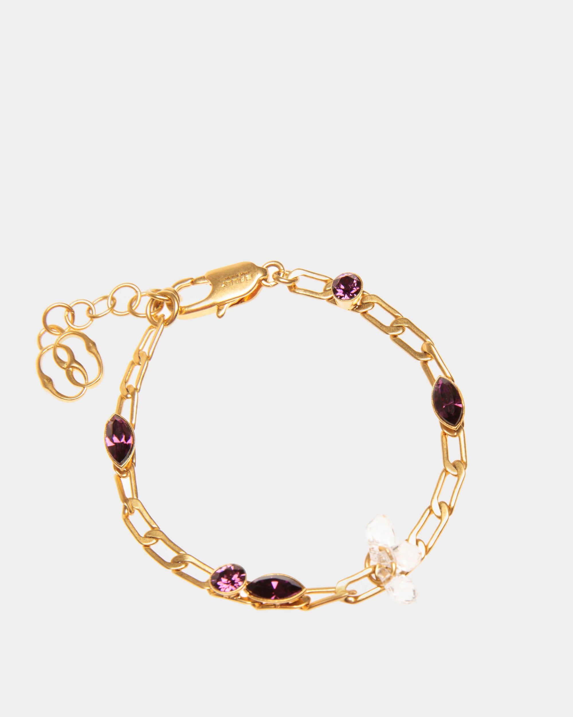 Soir Armband Gehämmert Goldfarben - Damen - Bally - 03