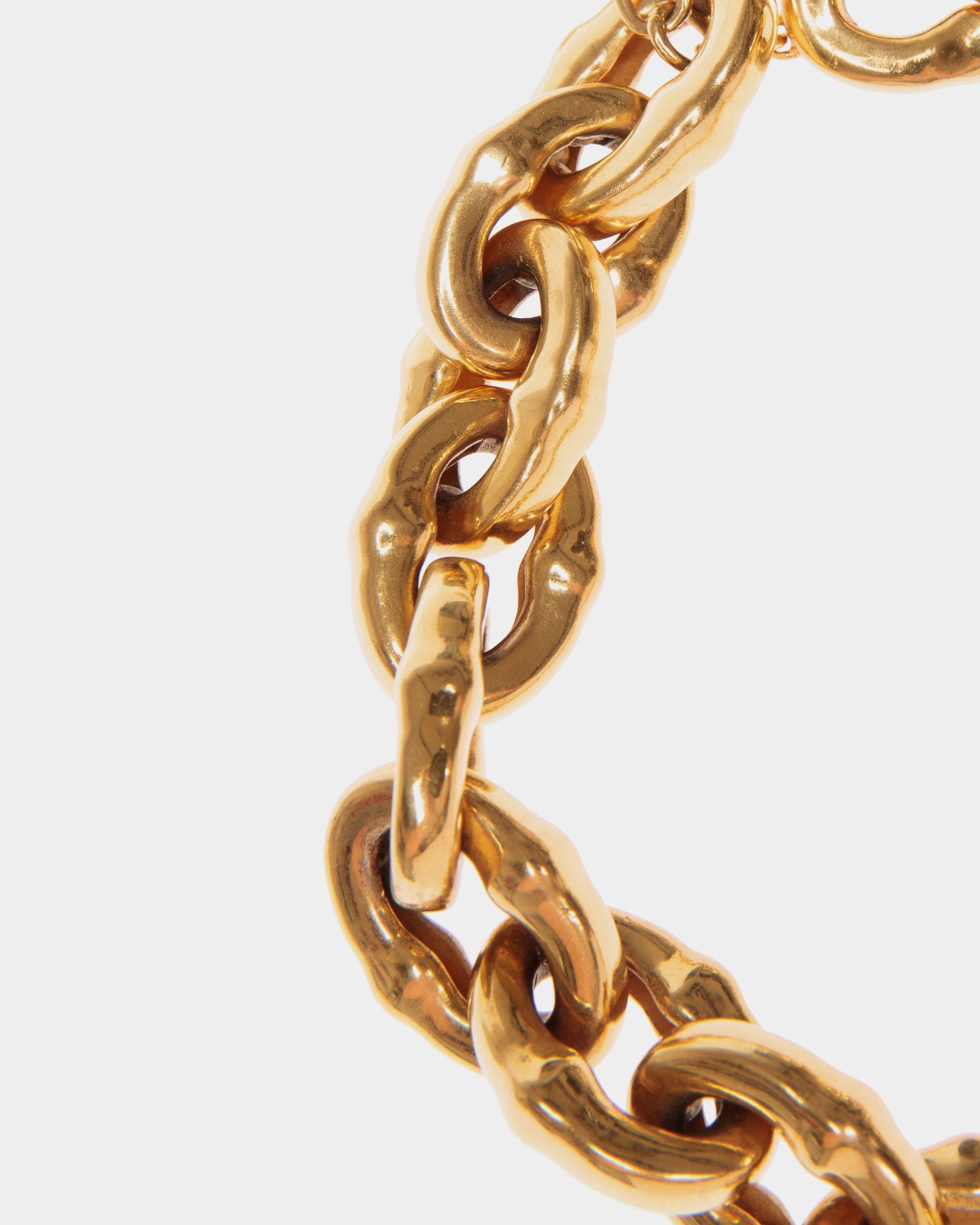 Chain Choker Gehämmert Goldfarben - Damen - Bally - 03