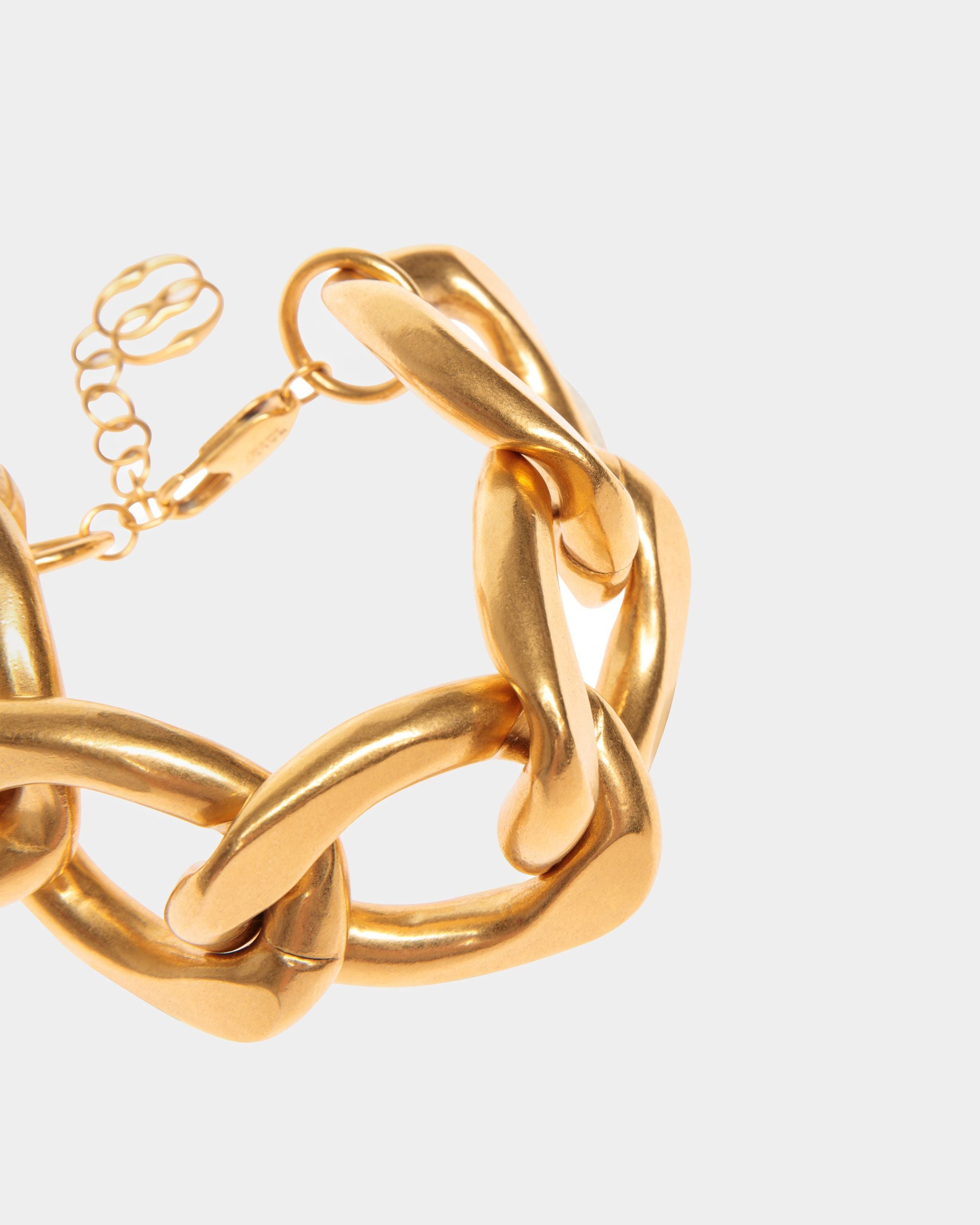Chain Armband Gehämmert Goldfarben - Damen - Bally - 04
