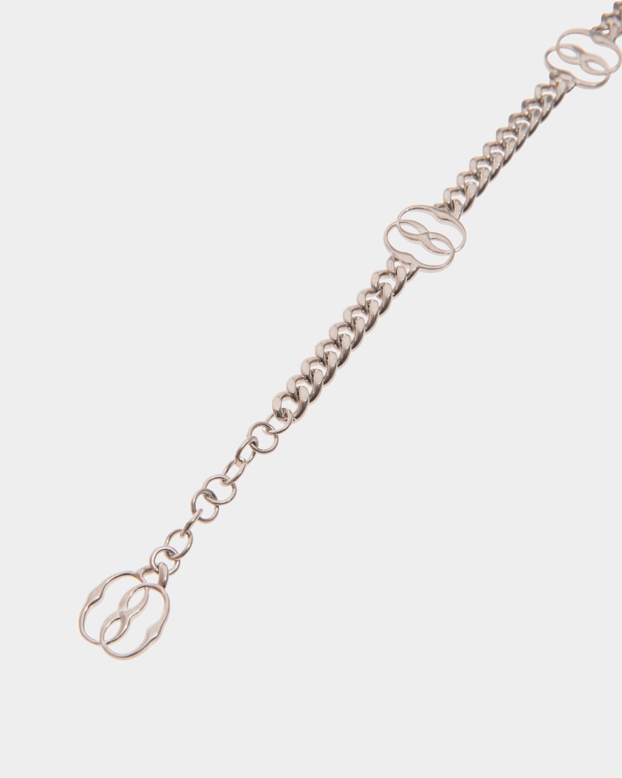 Emblem Armband Aus Silberfarbenem Ecobrass - Damen - Bally - 02