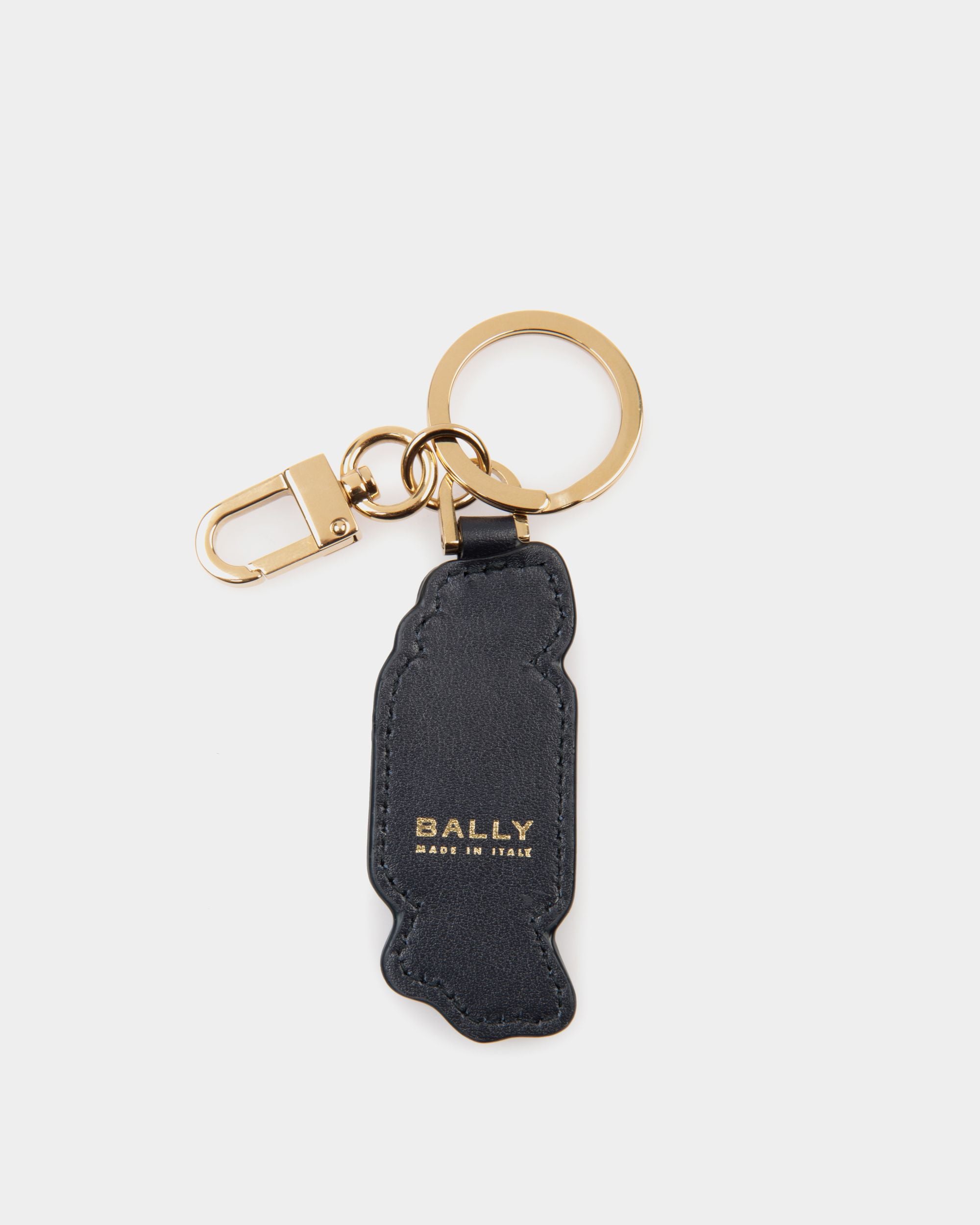 Unda Keychain In Choco-Candy Print Leather - Damen - Bally - 02