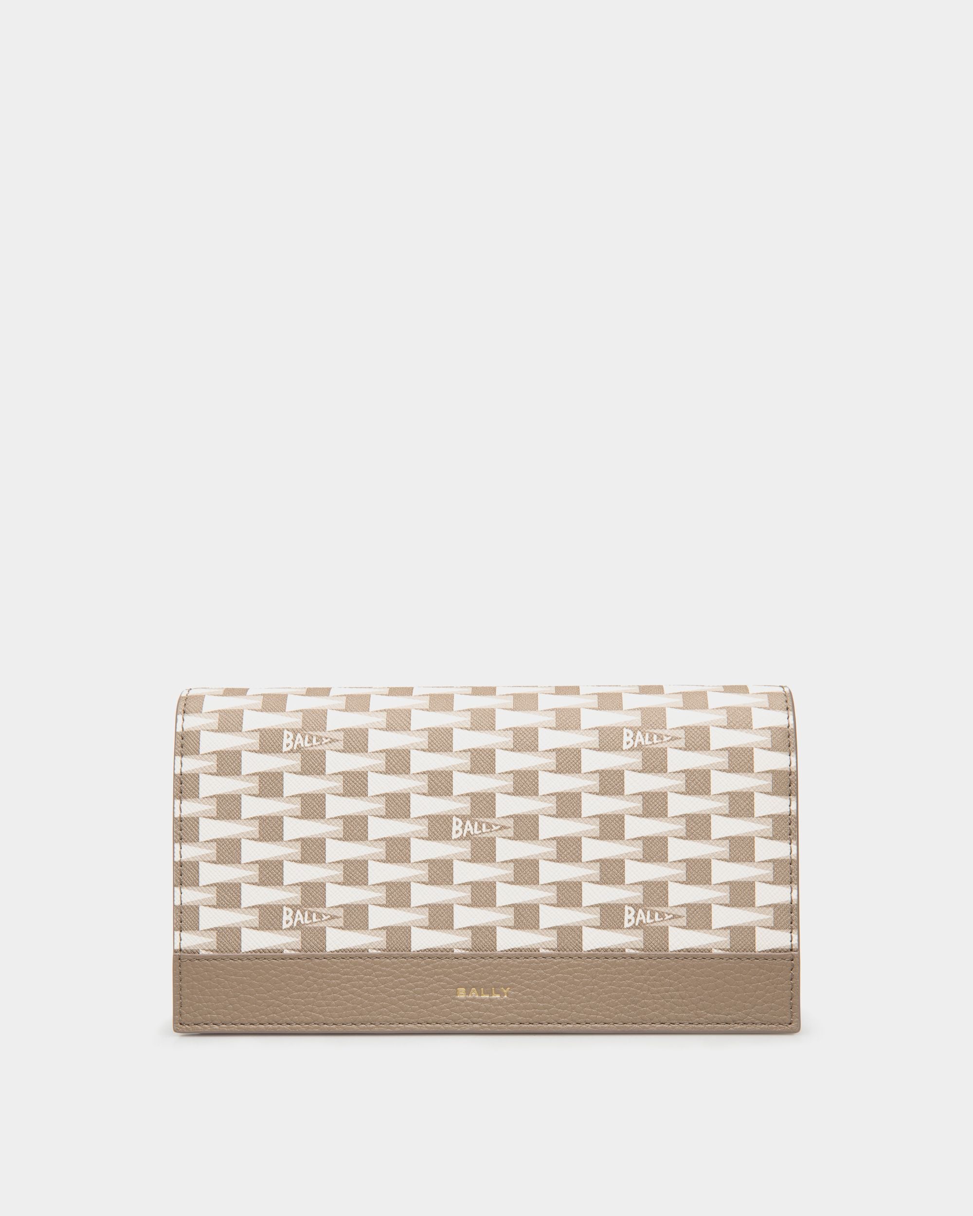 Pennant Klassische Geldbörse In Taupe Aus TPU - Damen - Bally - 01