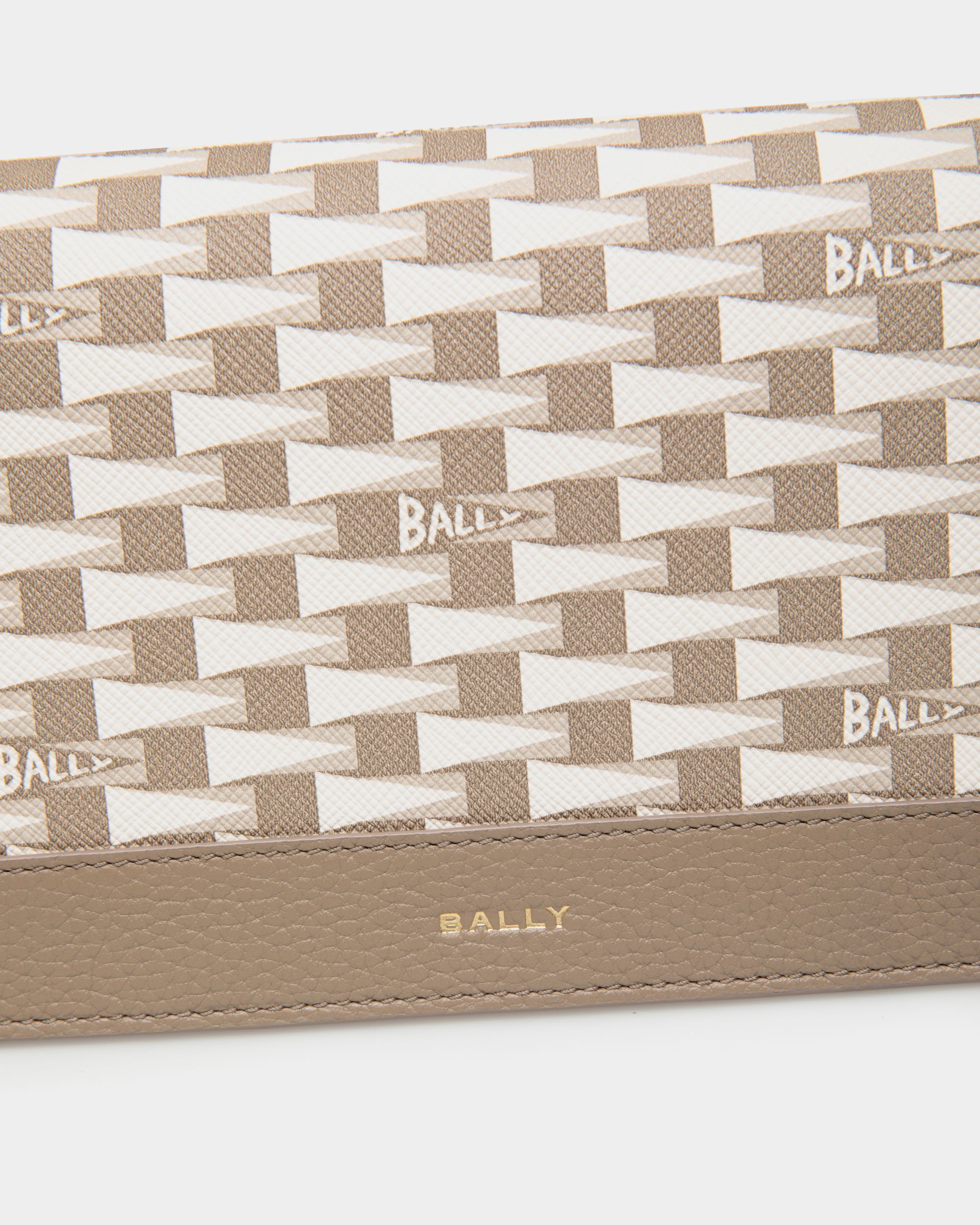 Pennant Klassische Geldbörse In Taupe Aus TPU - Damen - Bally - 04