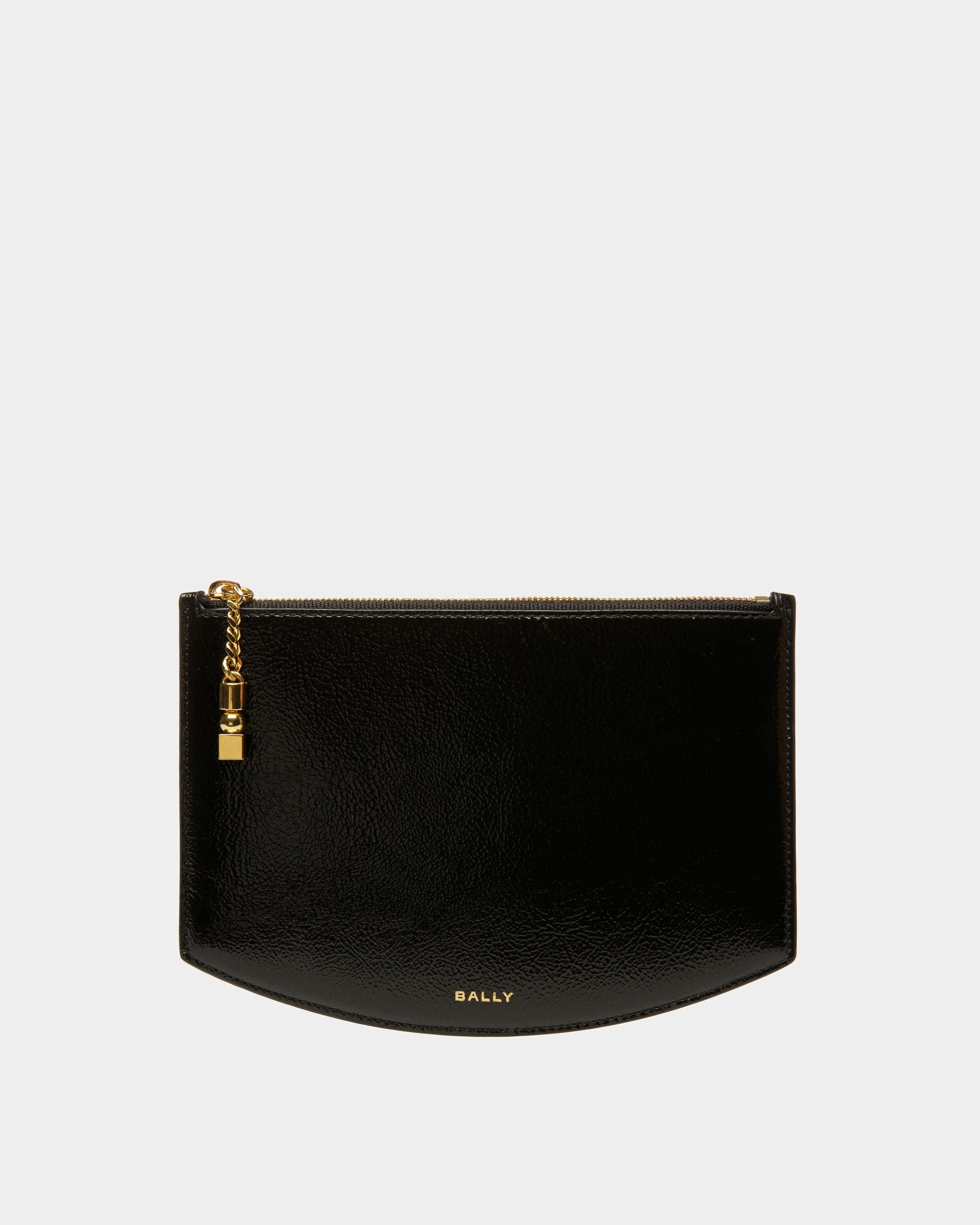 Block Pochette Aus Leder In Schwarz - Damen - Bally - 01