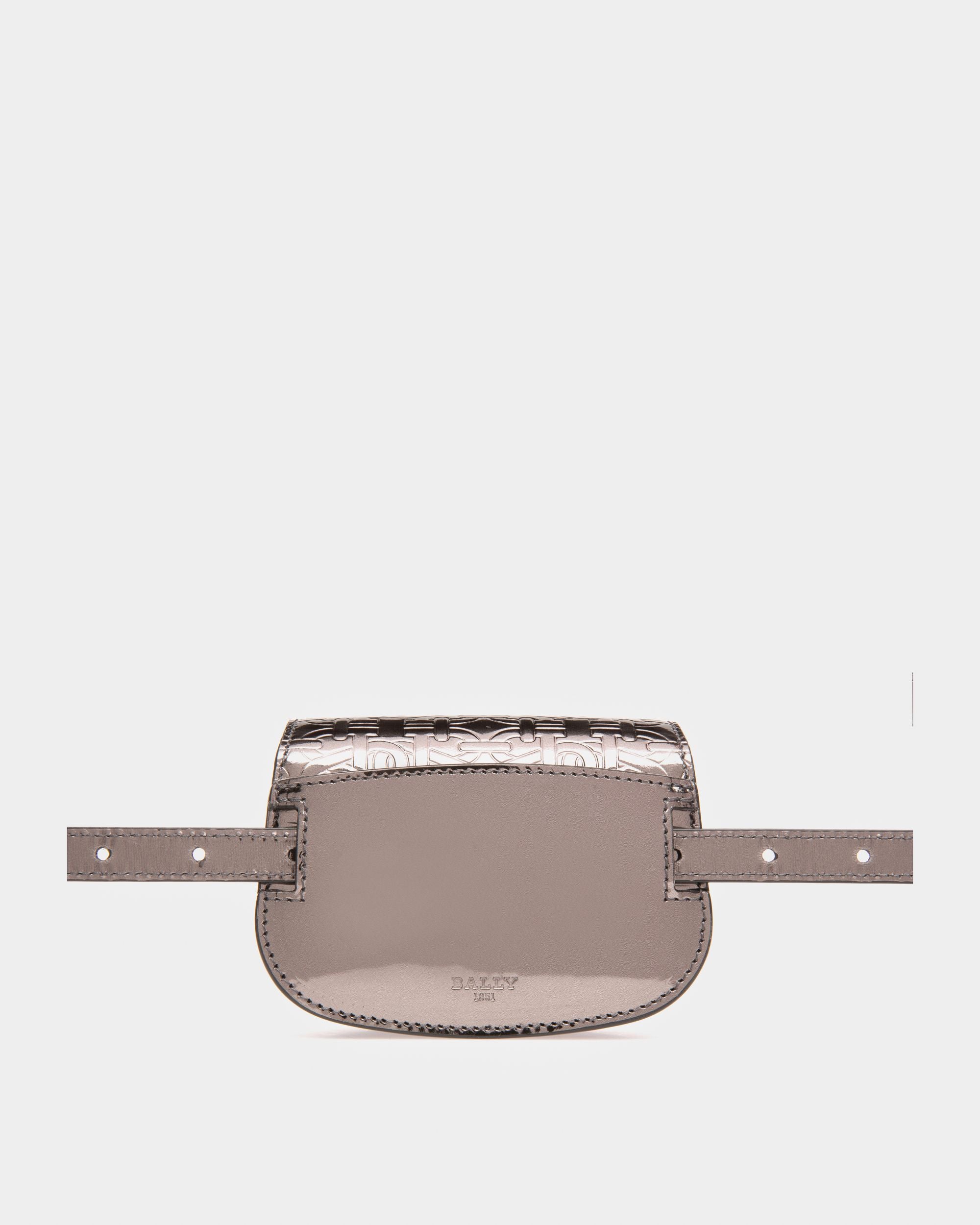 Baily Minibag Aus Leder In Dunklem Mineral - Damen - Bally - 03