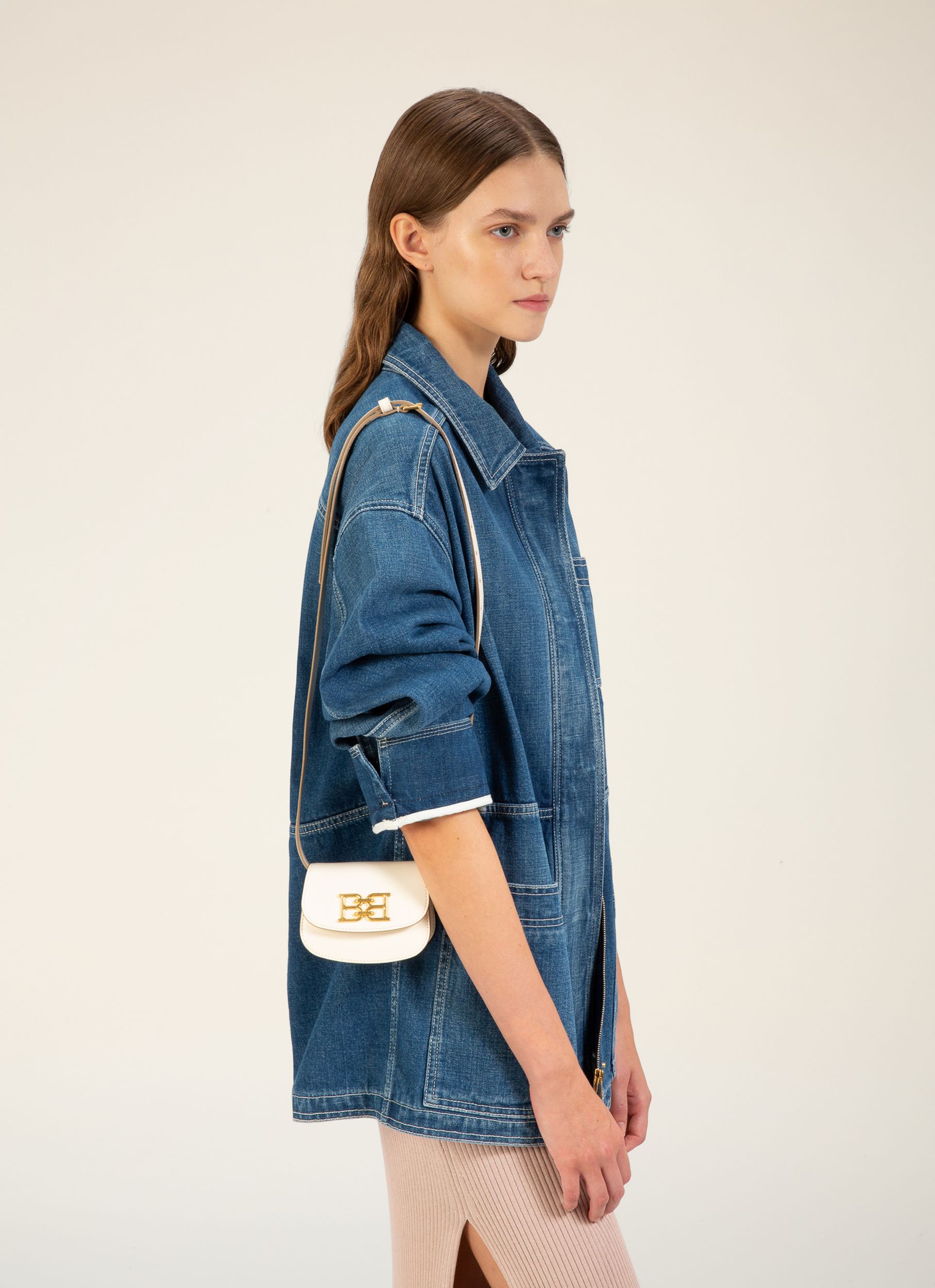 Baily Xs Accessoire Aus Elfenbeinfarbenem Leder - Damen - Bally - 05