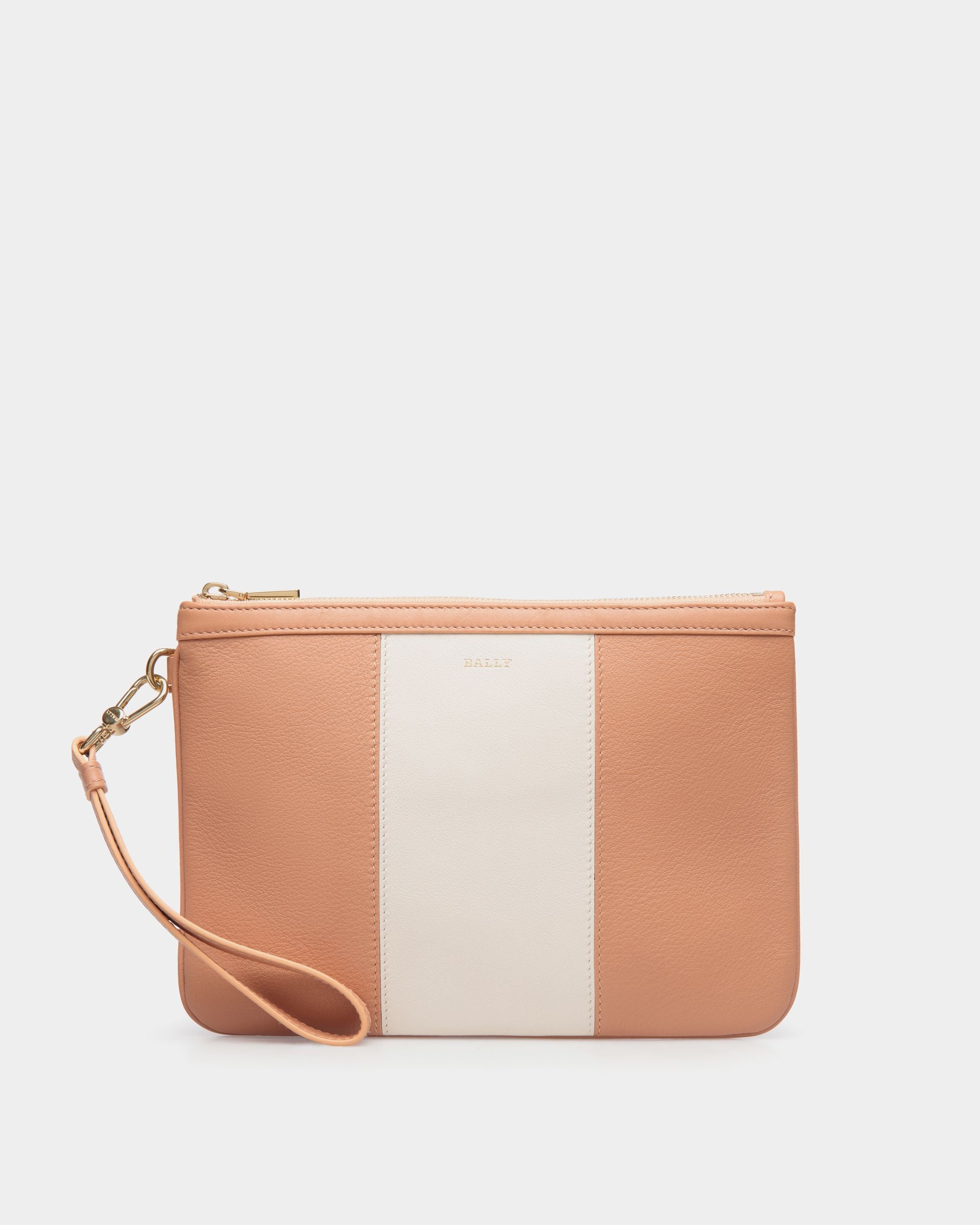 Cabana Clutch In Orange Bovine - Damen - Bally - 01