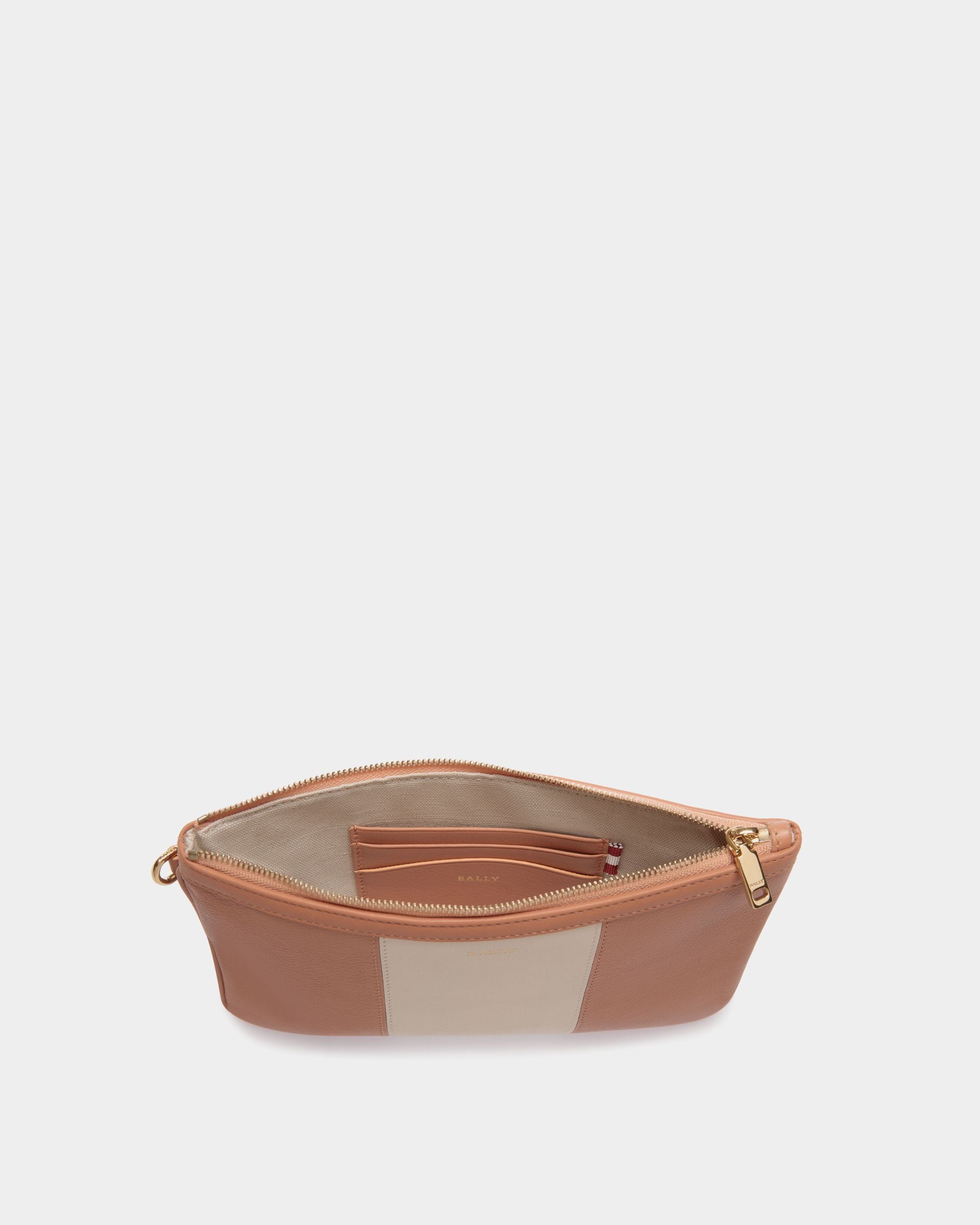 Cabana Clutch In Orange Bovine - Damen - Bally - 03