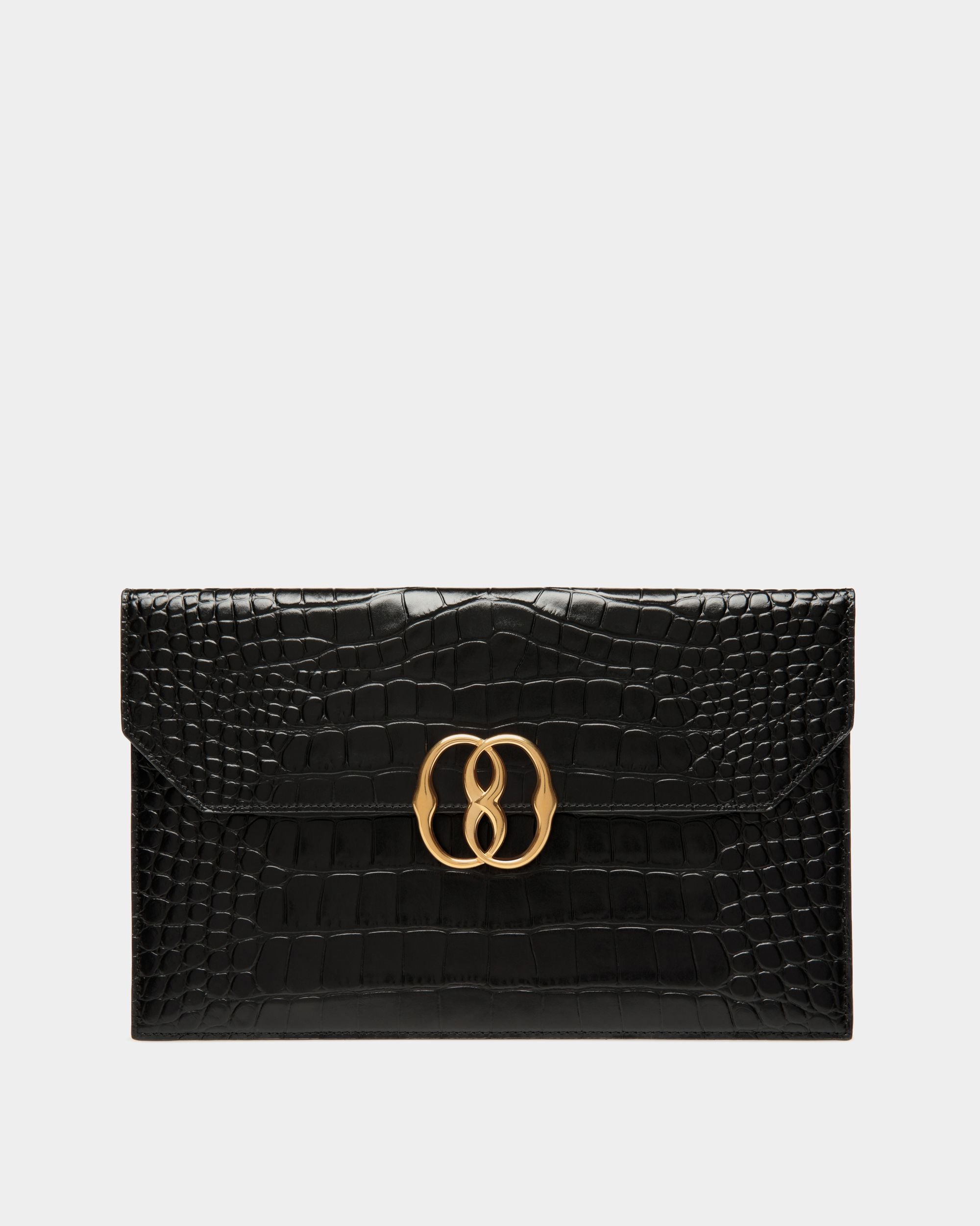 Emblem Other Slg In Black Leather - Damen - Bally - 01
