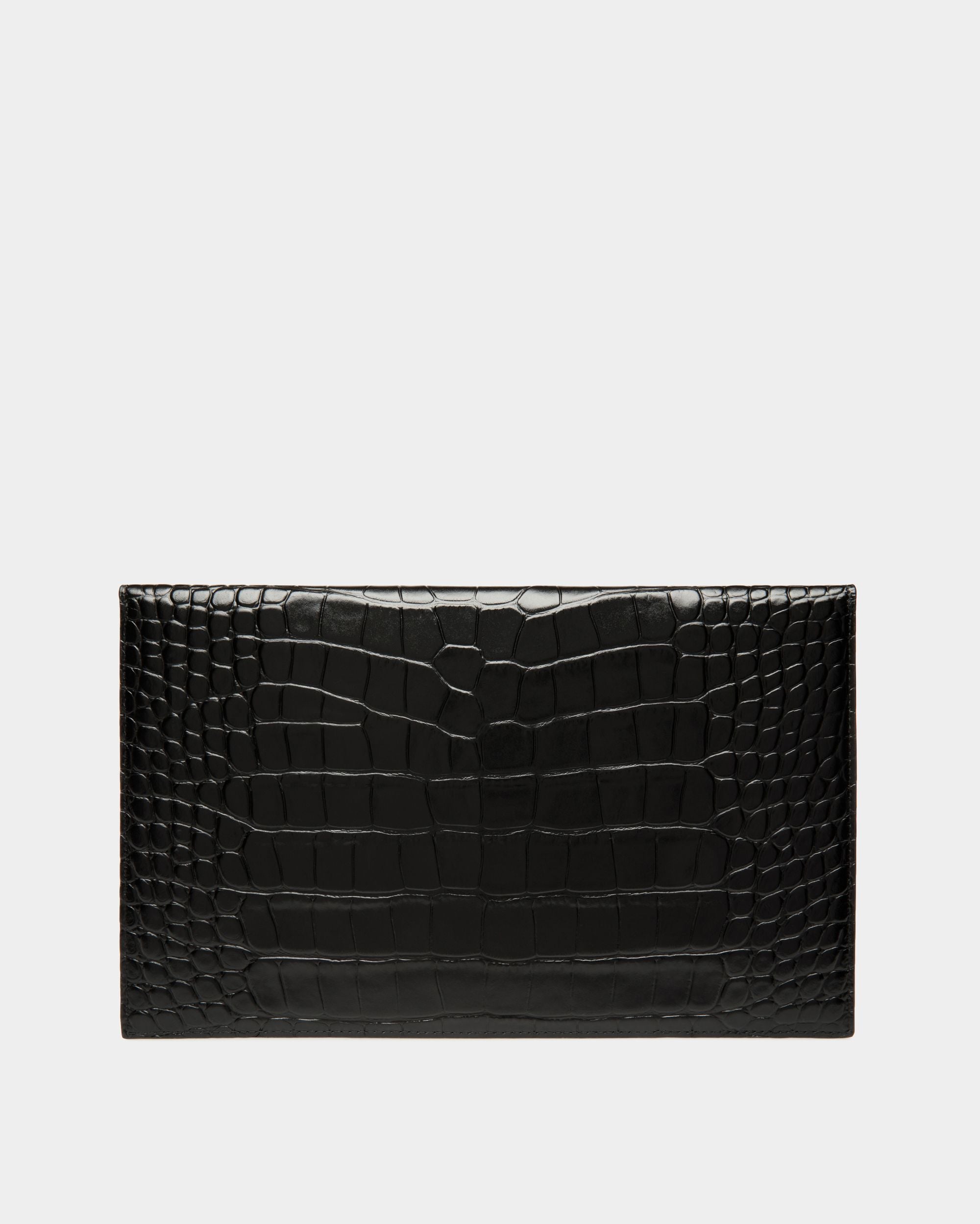 Emblem Other Slg In Black Leather - Damen - Bally - 02