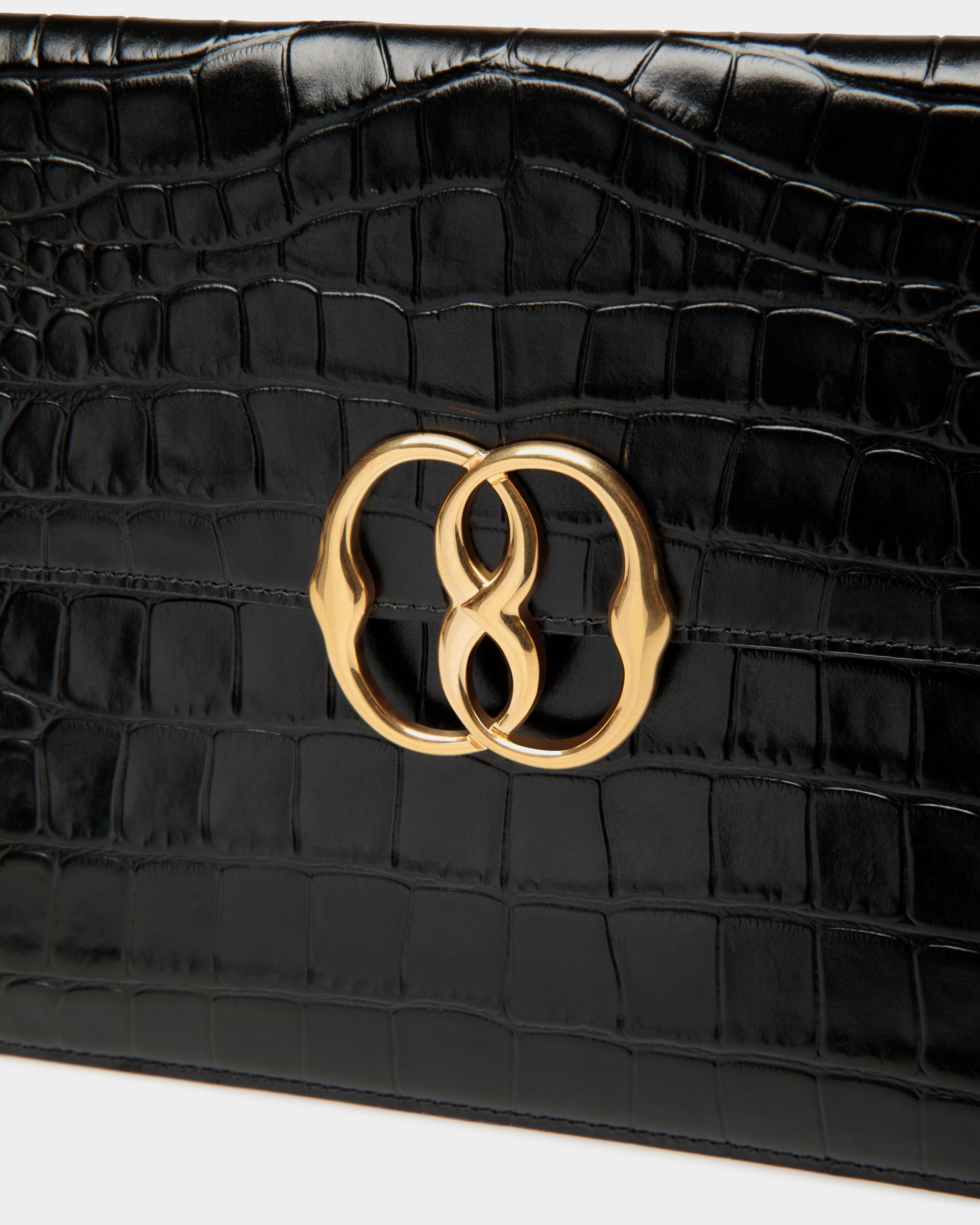 Emblem Other Slg In Black Leather - Damen - Bally - 04