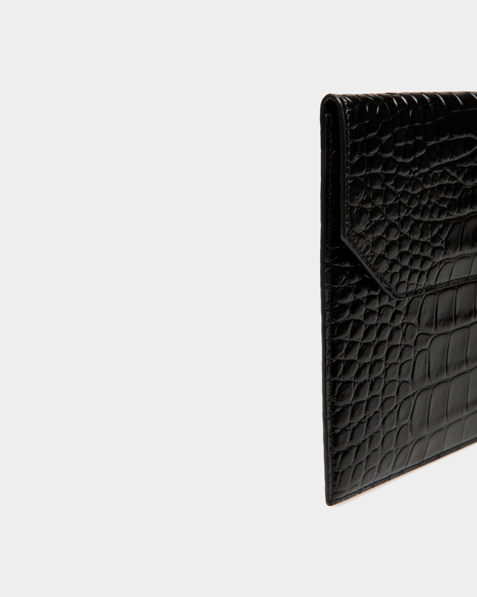 Emblem Other Slg In Black Leather - Damen - Bally - 05