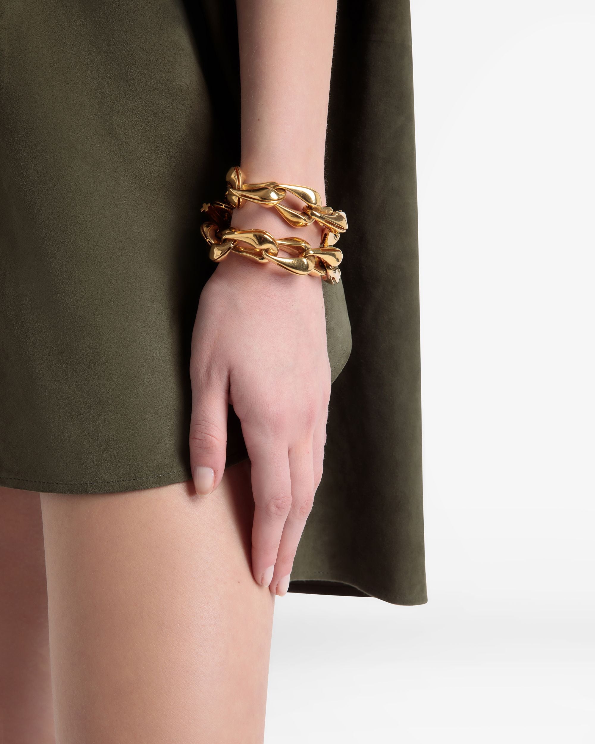 Dickes Kettenarmband In Gelbgold - Damen - Bally - 02