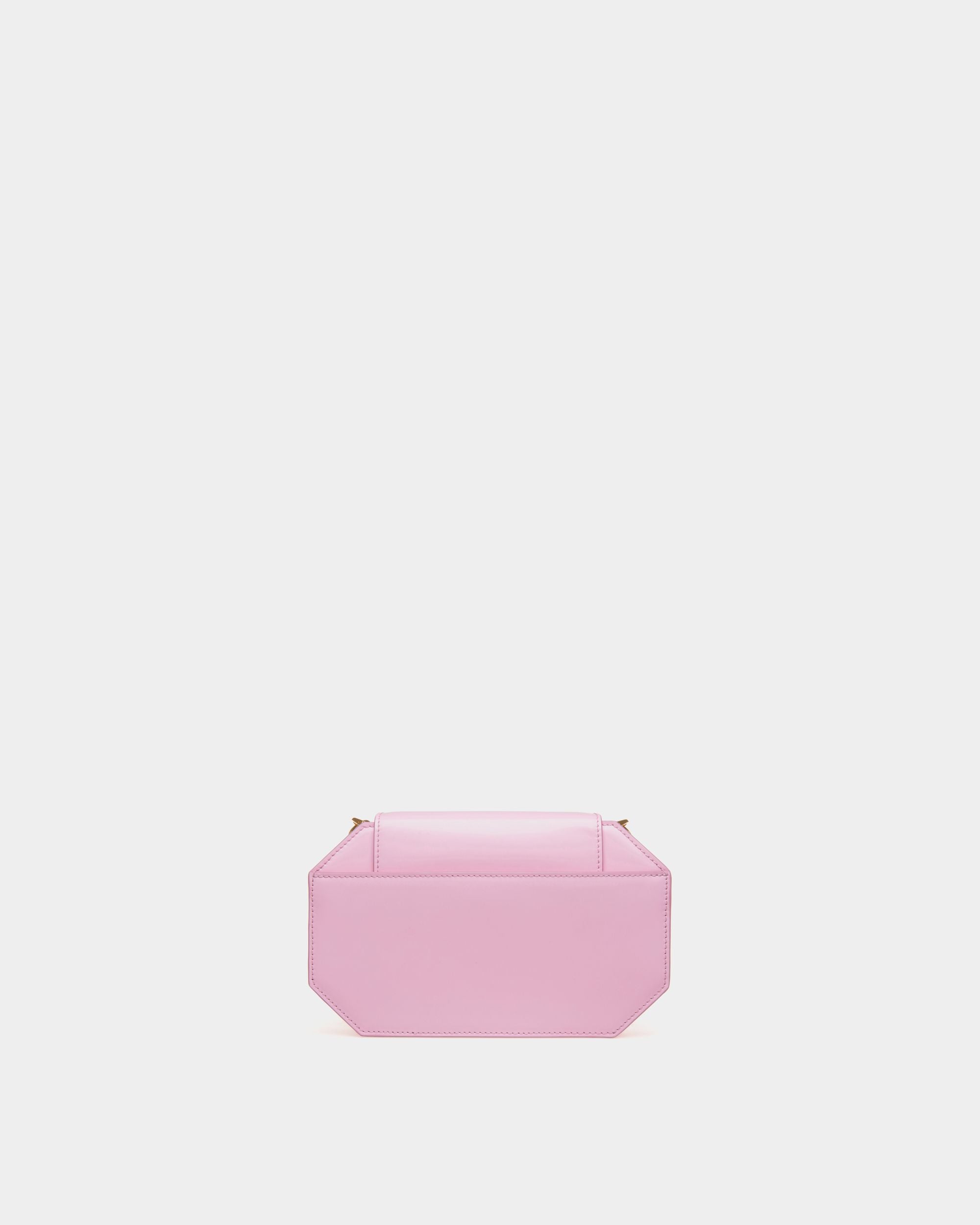 Emblem Minibag Aus Rosa Lackleder - Damen - Bally - 02