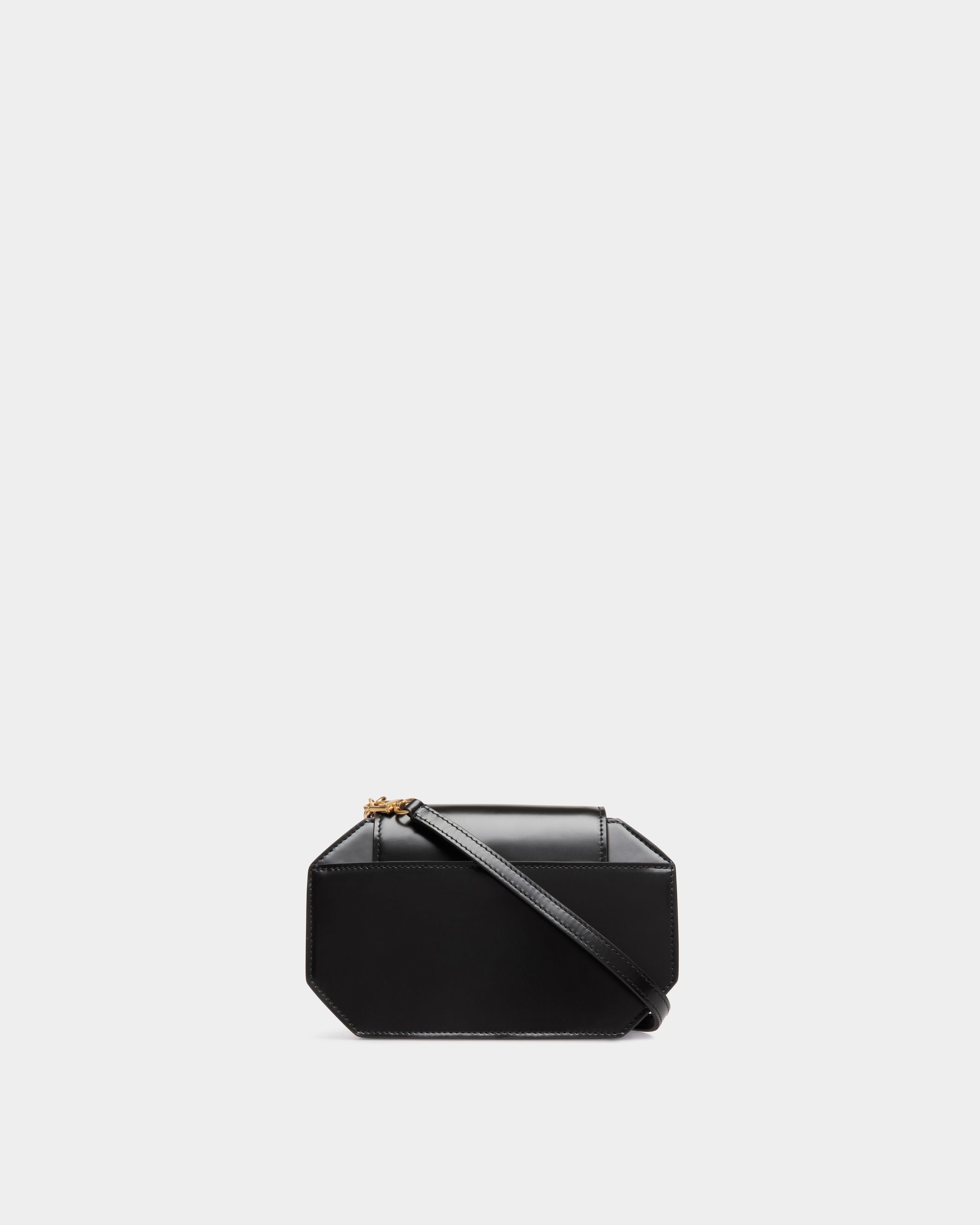 Emblem Minibag In Black Leather - Damen - Bally - 02