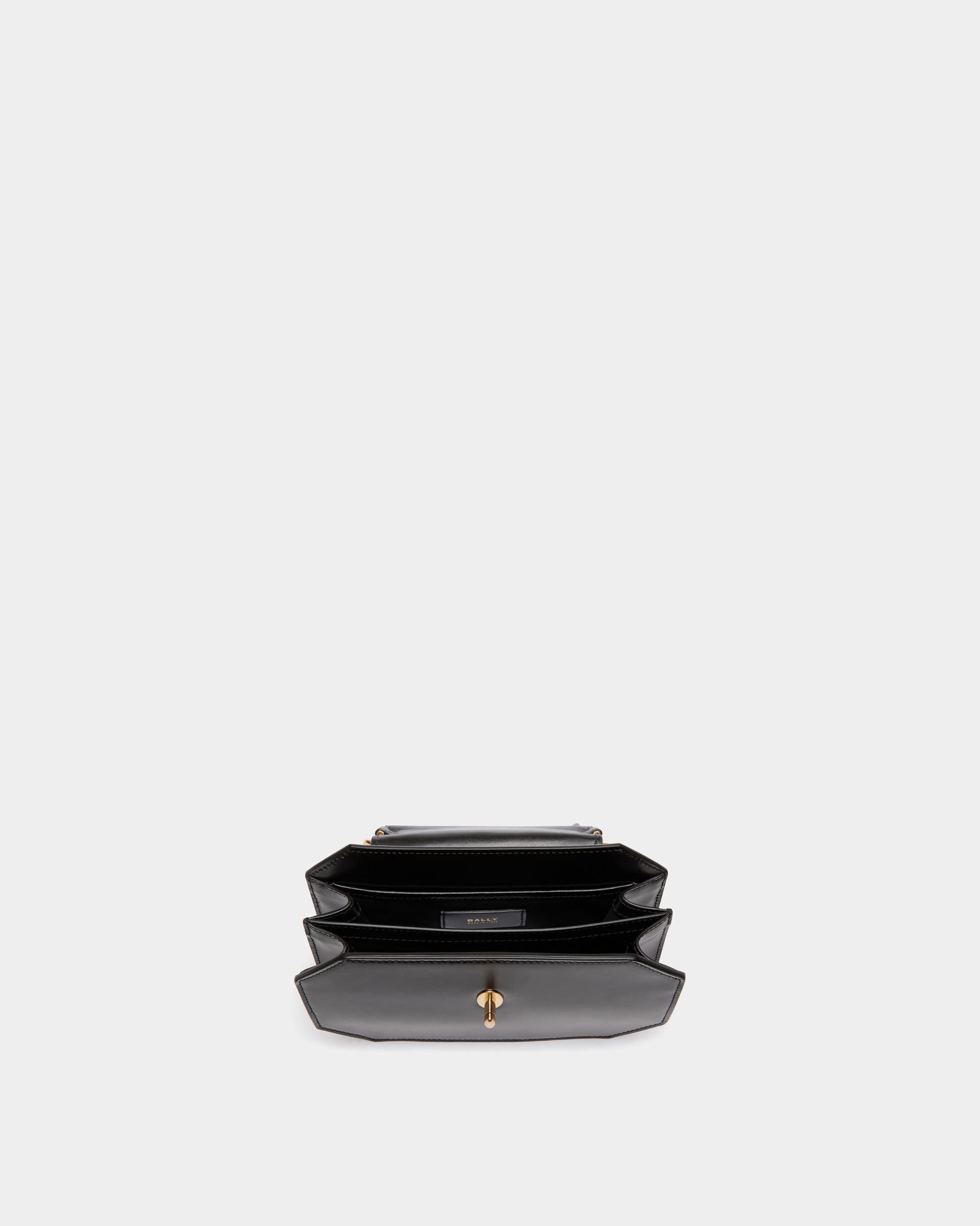 Emblem Minibag In Black Leather - Damen - Bally - 04