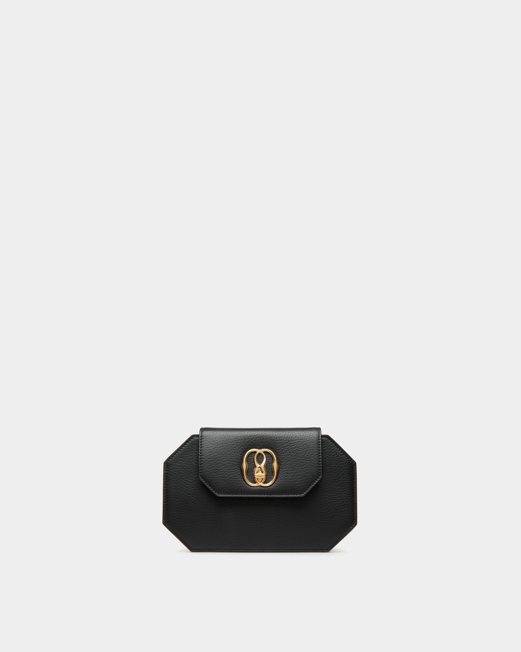 Emblem Octogone Tasche Aus Leder In Schwarz - Damen - Bally - 01
