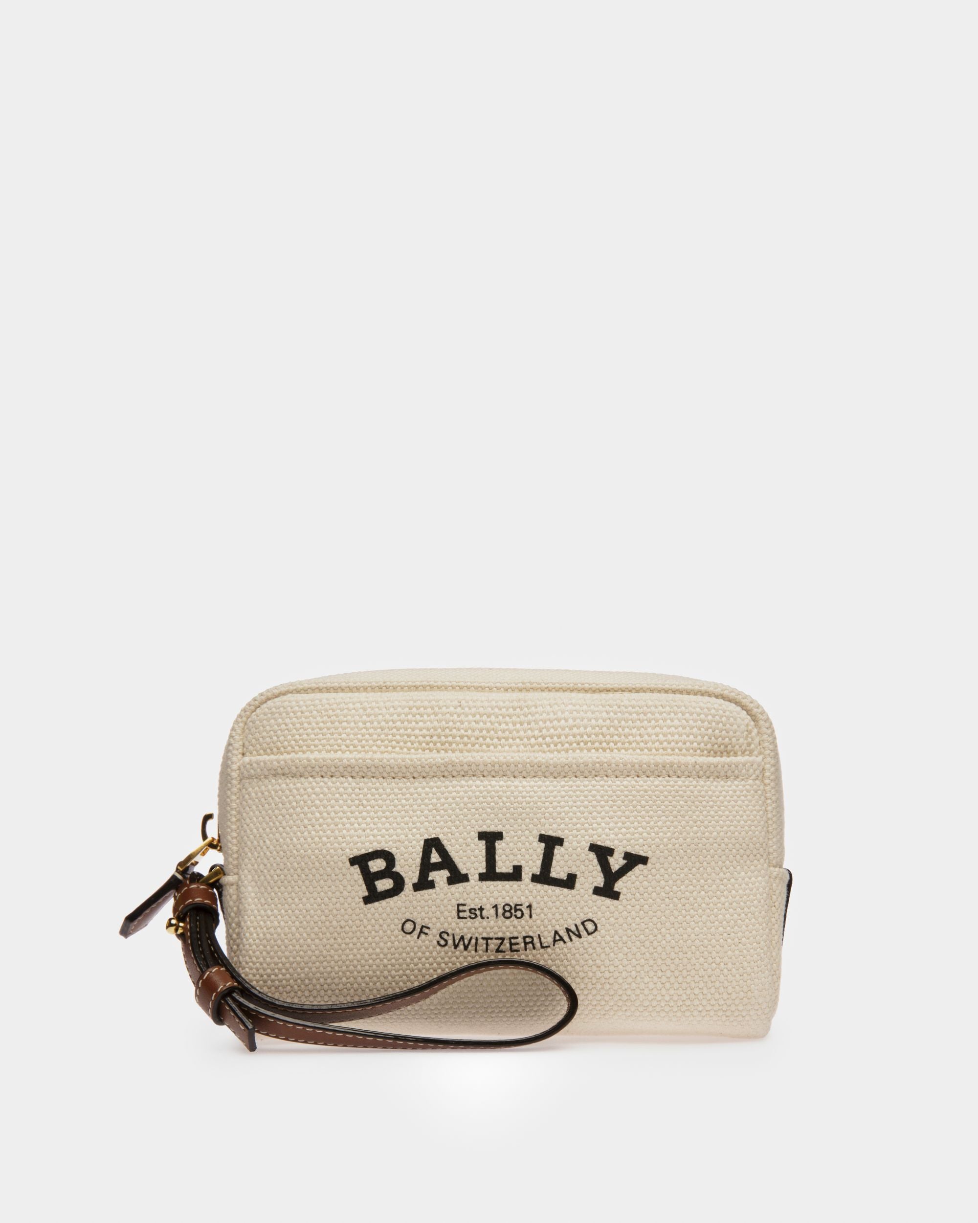 Cedy Pochette Aus Naturfarbener Baumwolle - Damen - Bally - 01