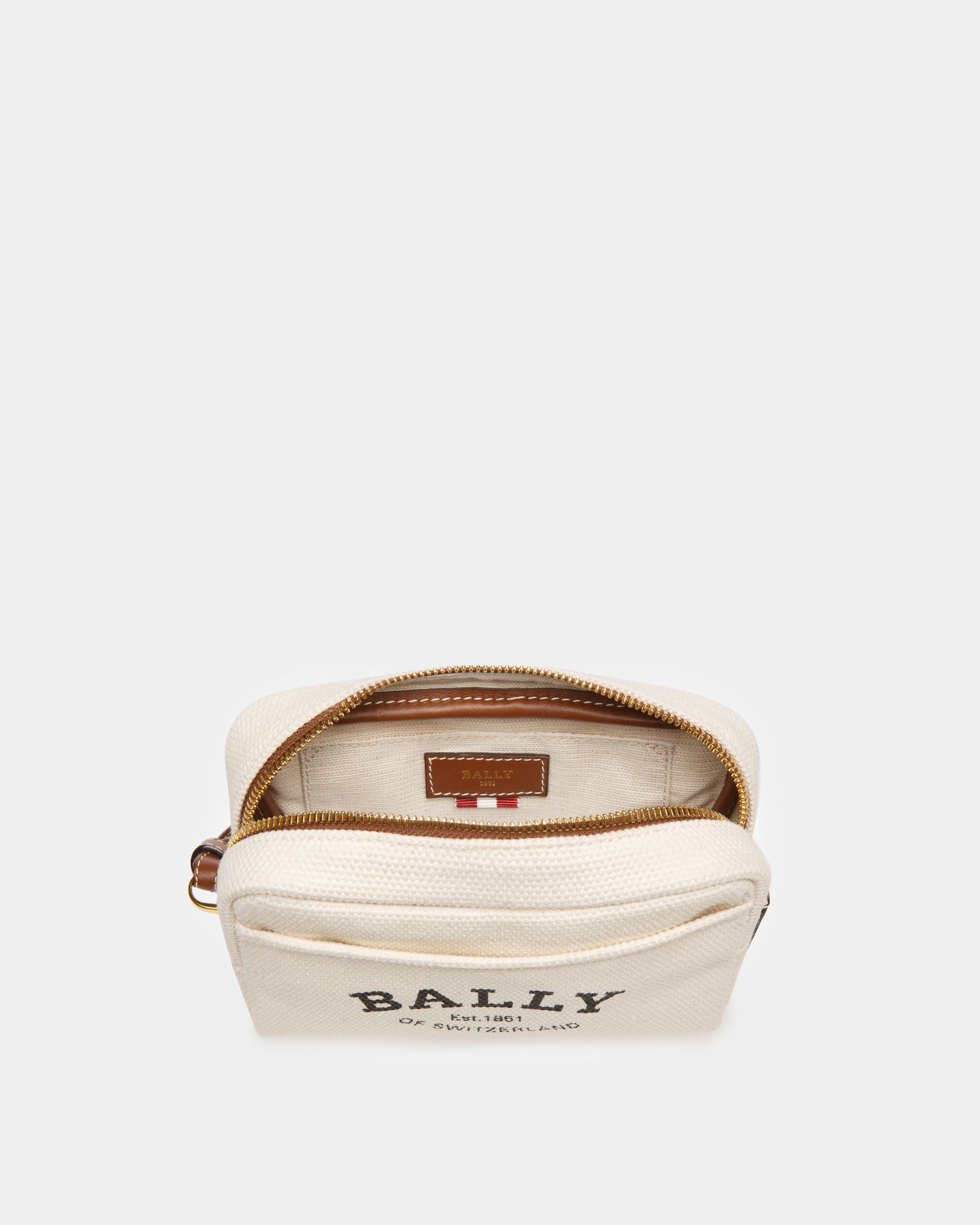 Cedy Pochette Aus Naturfarbener Baumwolle - Damen - Bally - 03