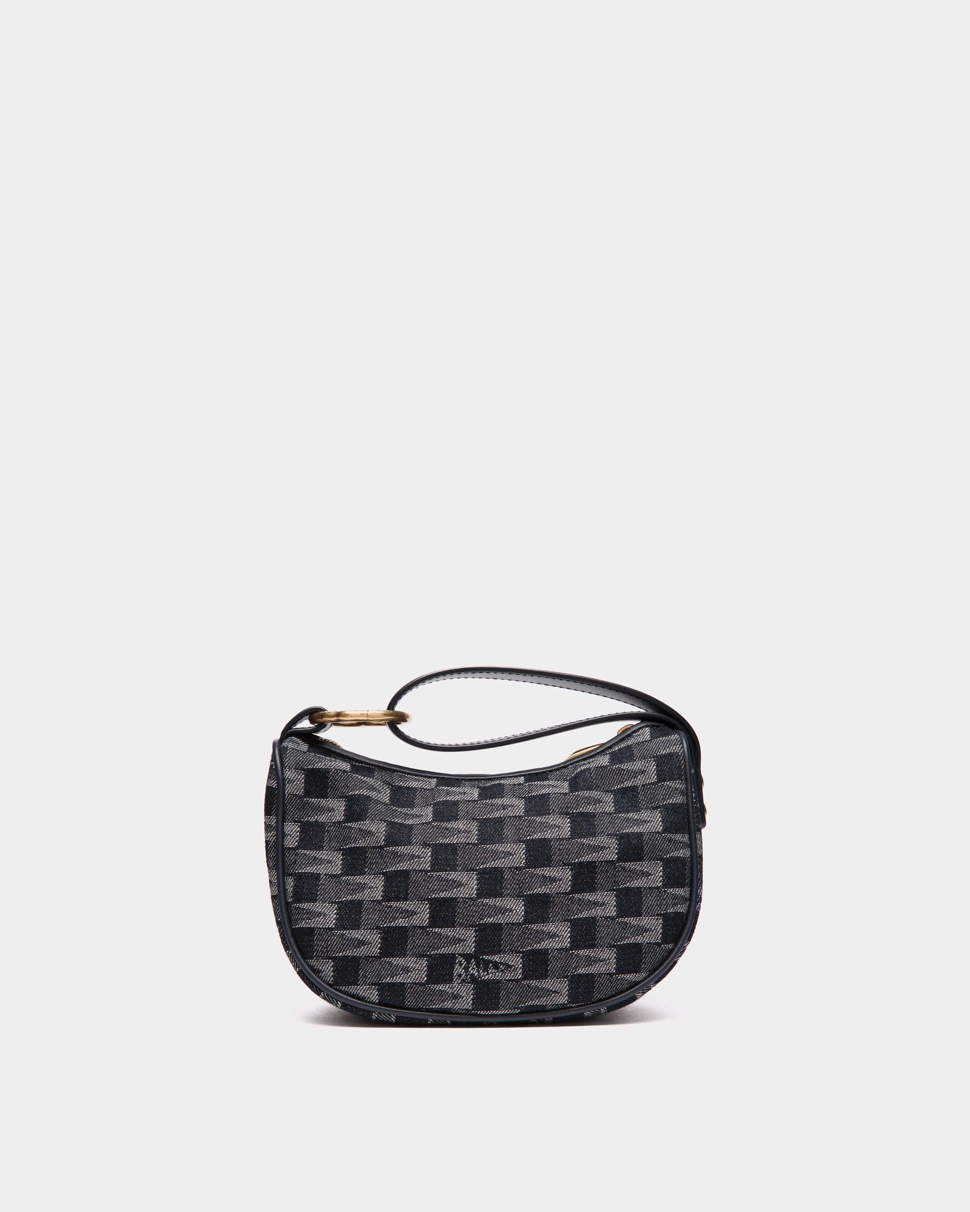Pennant Minibag Aus Blauem Stoff - Damen - Bally - 02