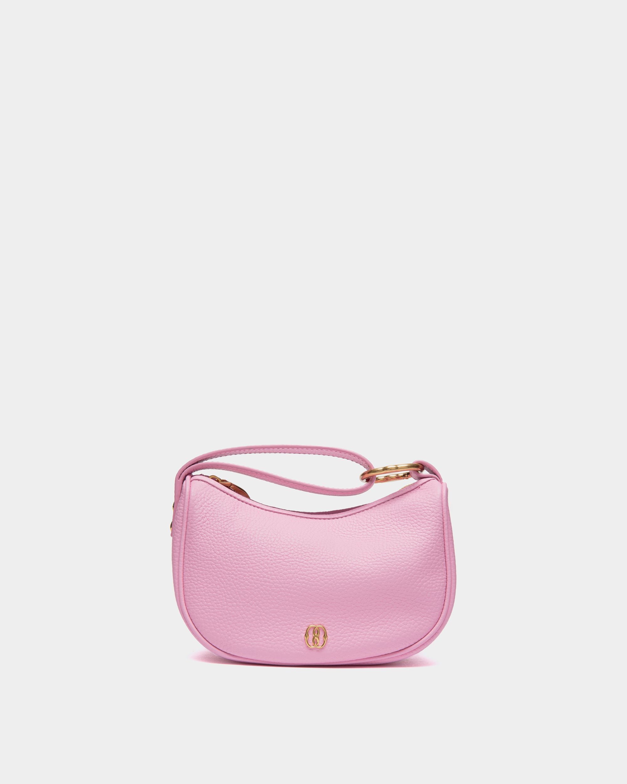 Emblem Minibag Aus Rosa Leder - Damen - Bally - 01