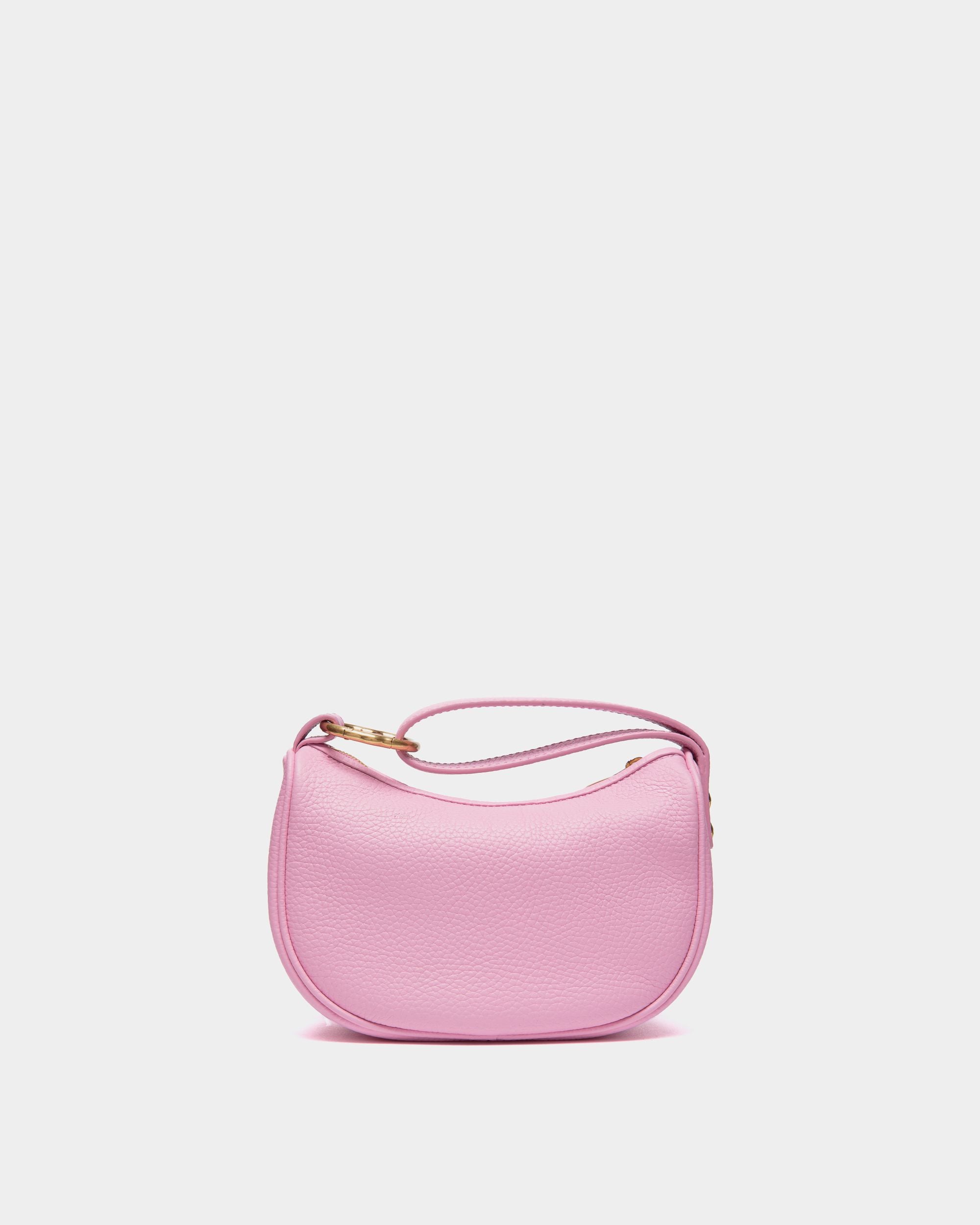 Emblem Minibag Aus Rosa Leder - Damen - Bally - 02