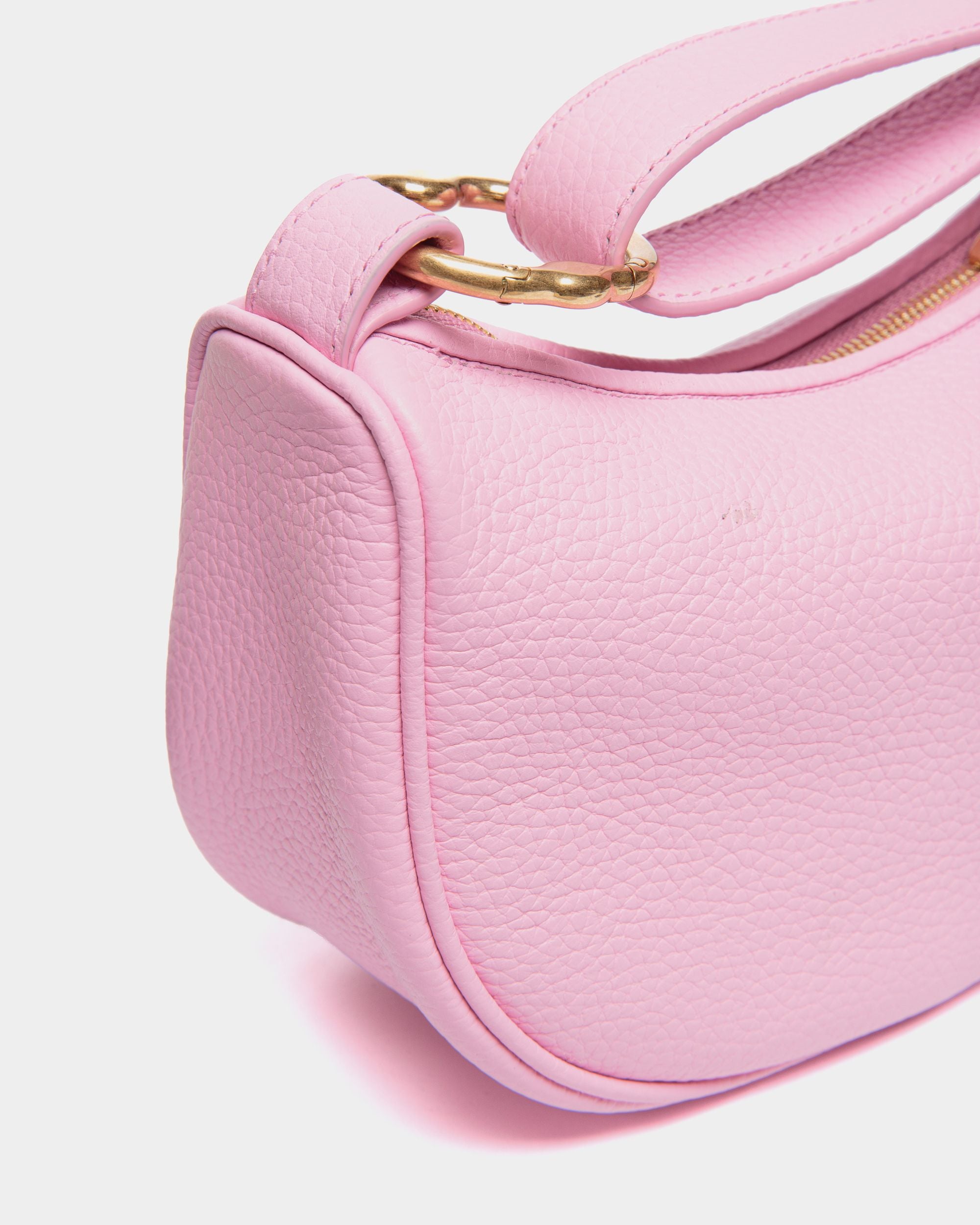 Emblem Minibag Aus Rosa Leder - Damen - Bally - 04