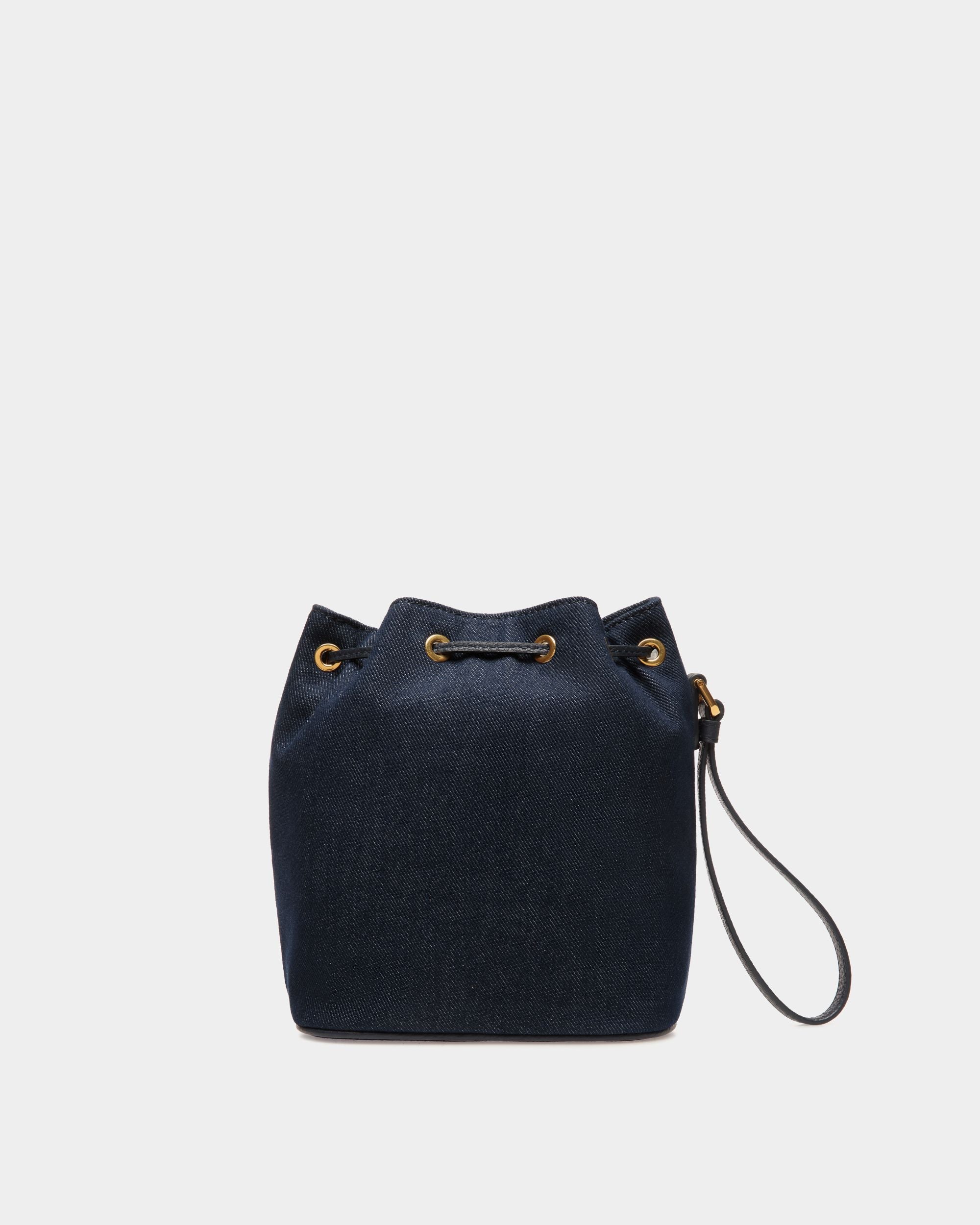 Mini-Beuteltasche Aus Blauem Denim - Damen - Bally - 02