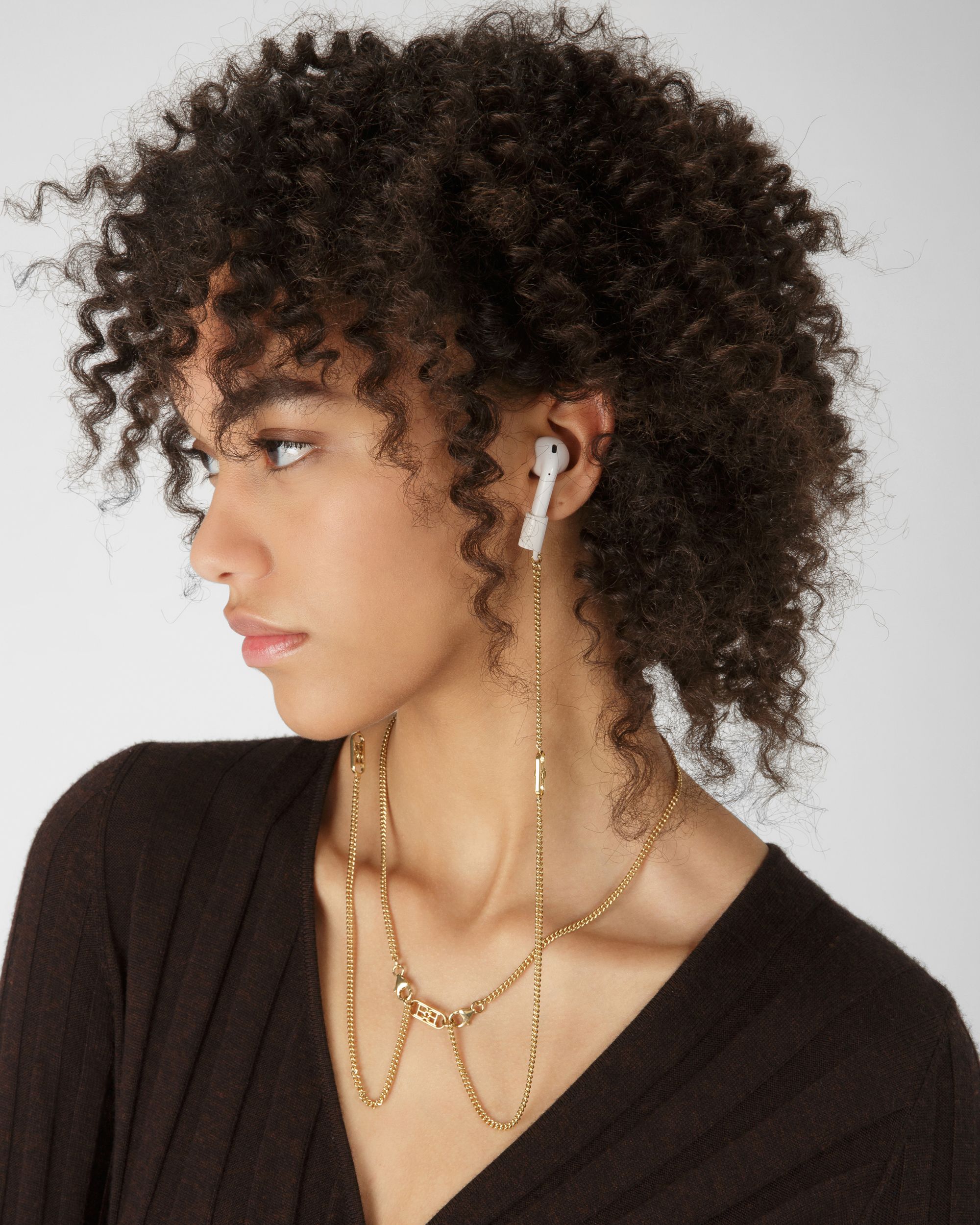 Boyo Airpod-Kette Aus Gelbgoldfarbenem Metall - Damen - Bally - 02