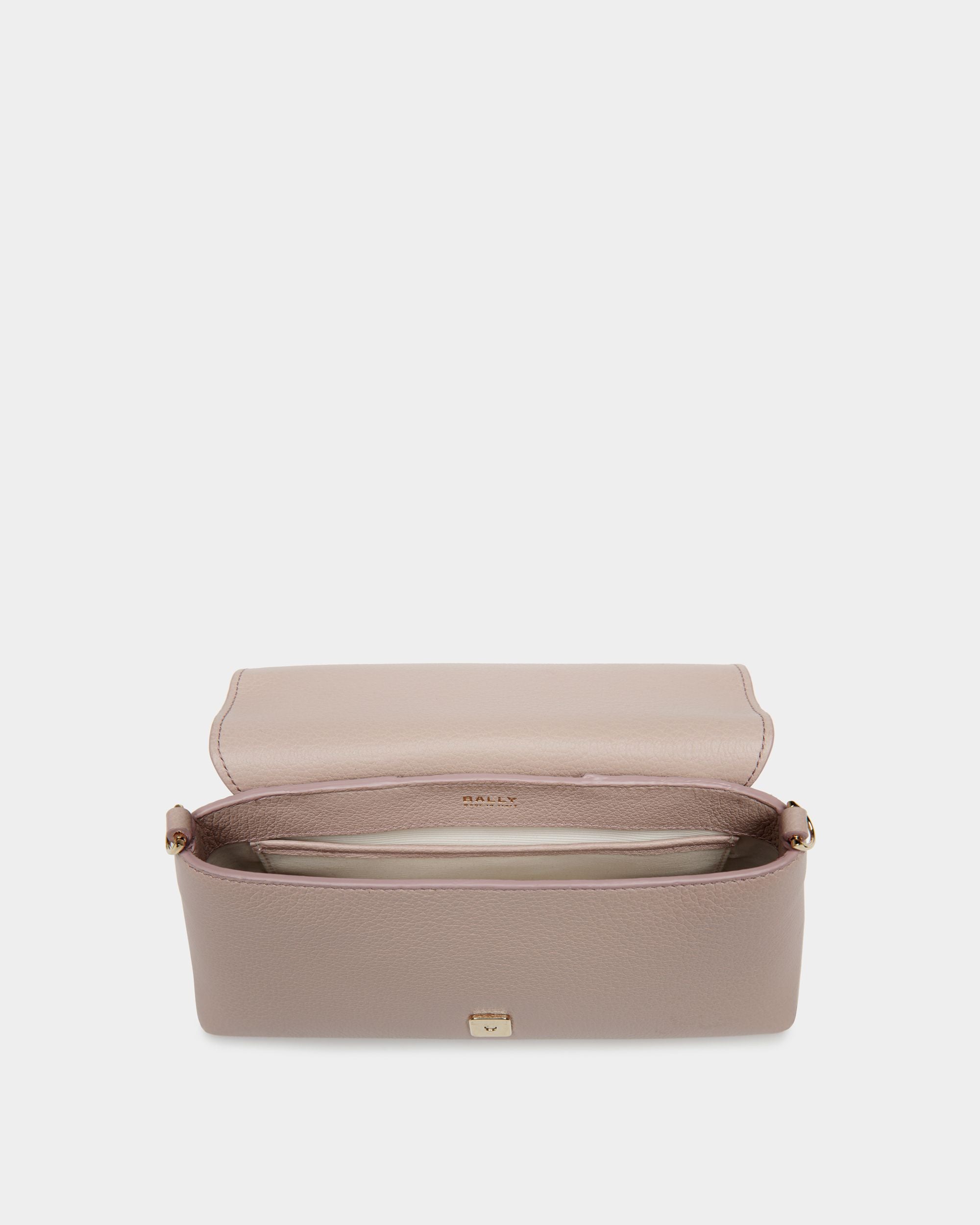 Lock Me Multifunktionale Minitasche Aus Genarbtem Leder In Hellbeige - Damen - Bally - 03