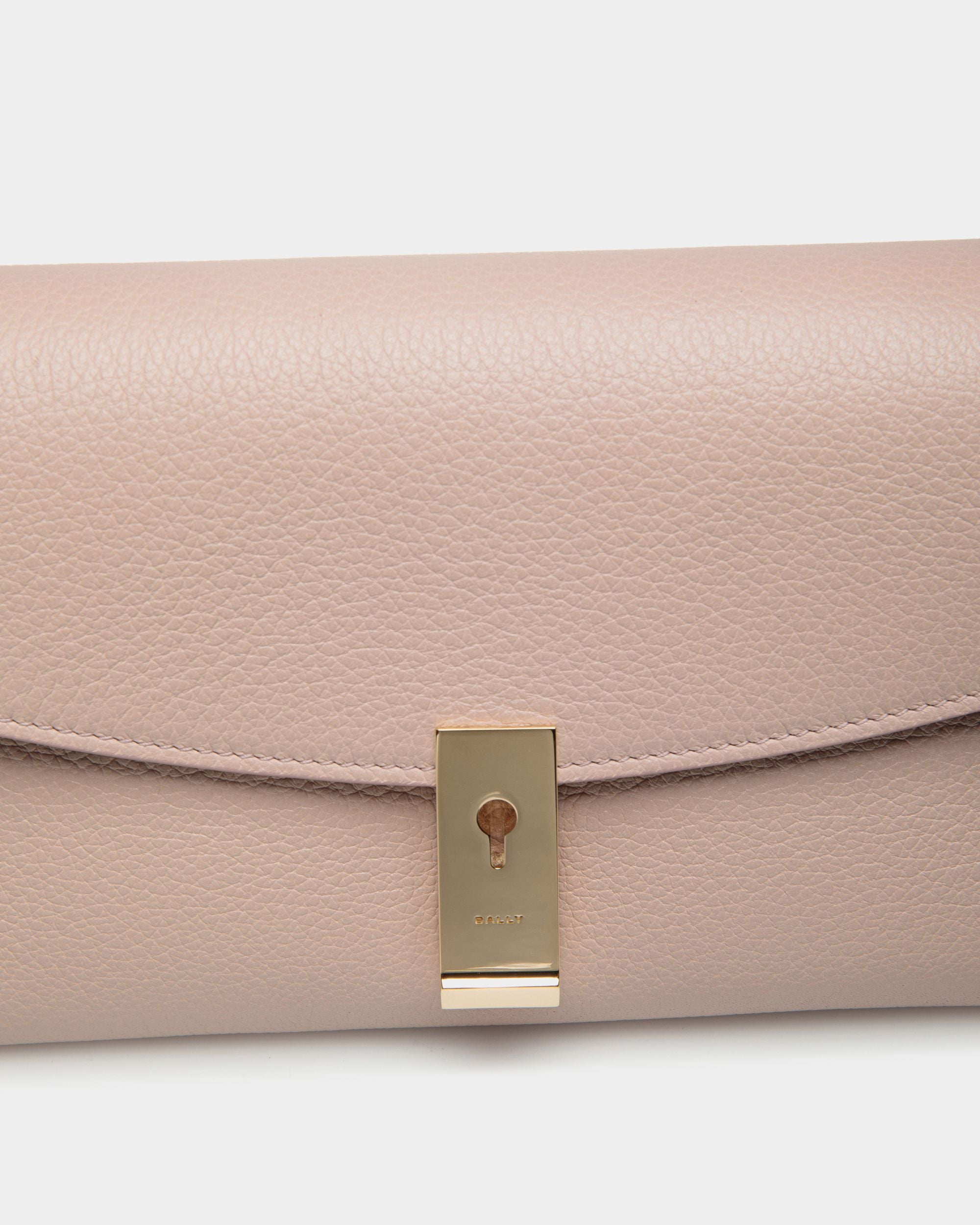 Lock Me Multifunktionale Minitasche Aus Genarbtem Leder In Hellbeige - Damen - Bally - 04