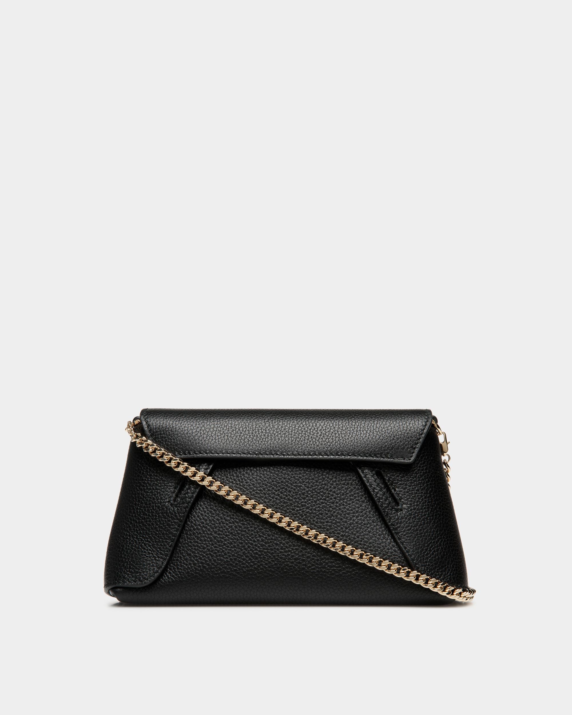 Lock Me Multifunktionale Minitasche Aus Genarbtem Leder In Schwarz - Damen - Bally - 02