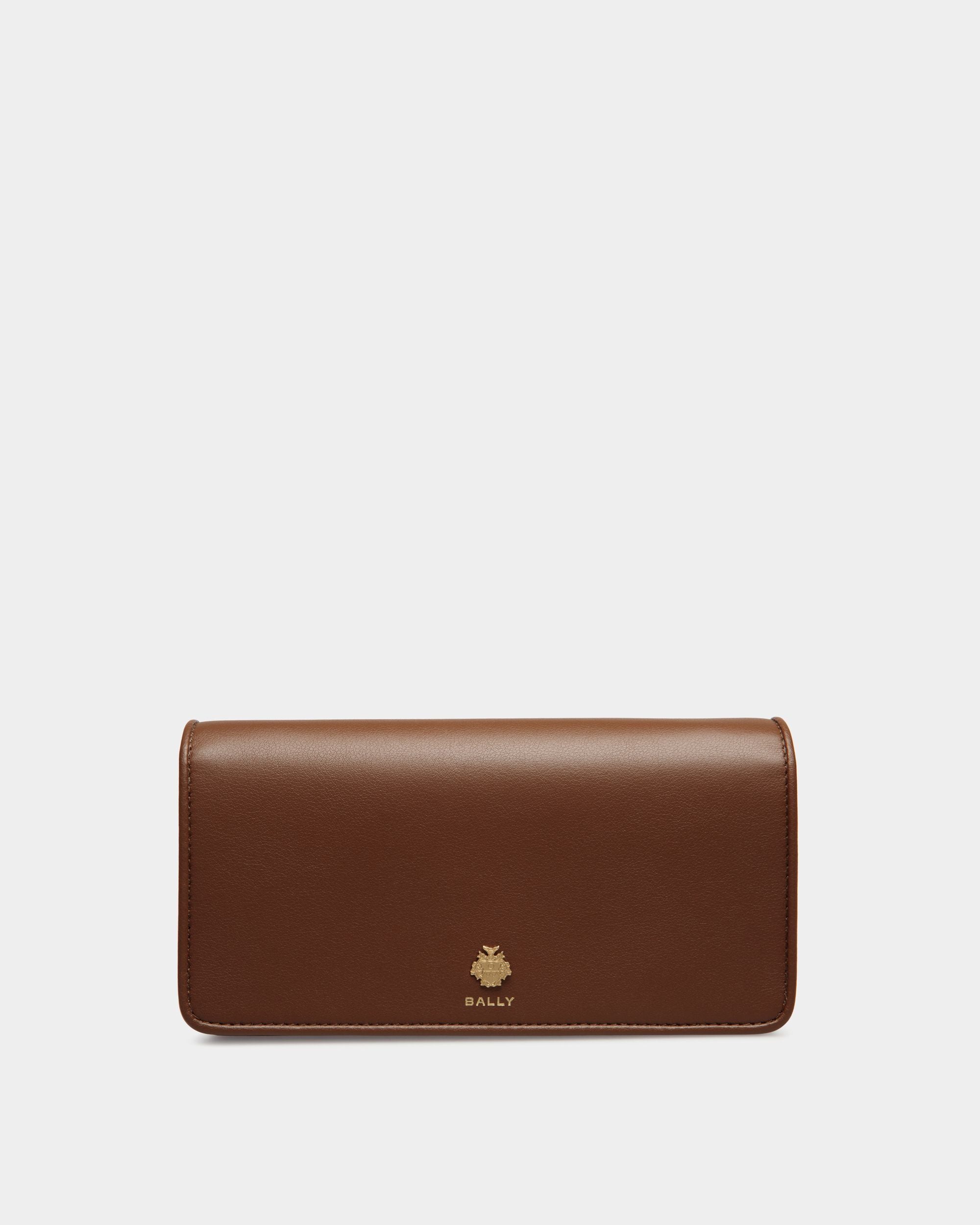 Bally Essential Smartphone-Tasche Aus Braunem Leder - Damen - Bally - 01