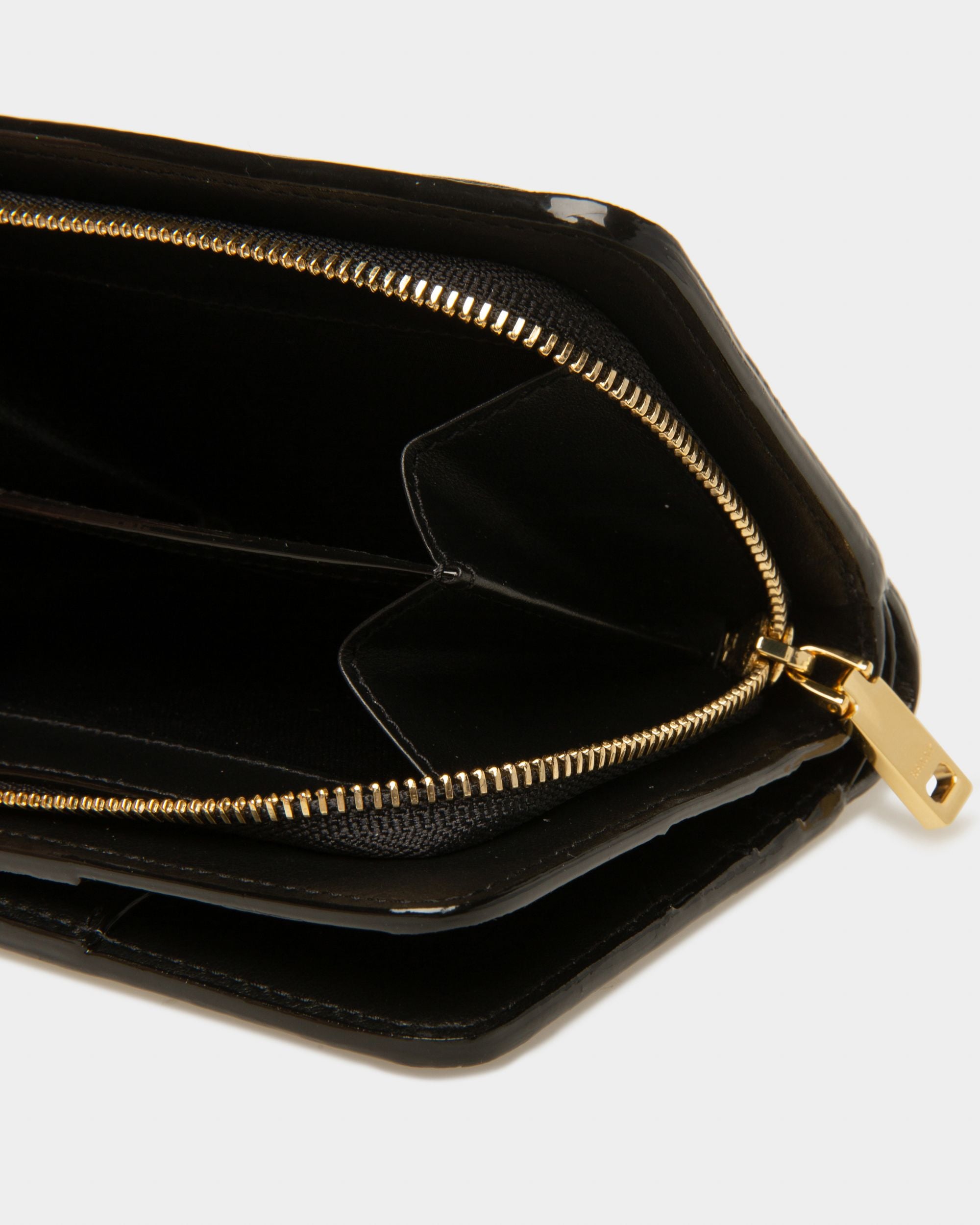 Daki Brieftasche Aus Schwarzem Leder - Damen - Bally - 04