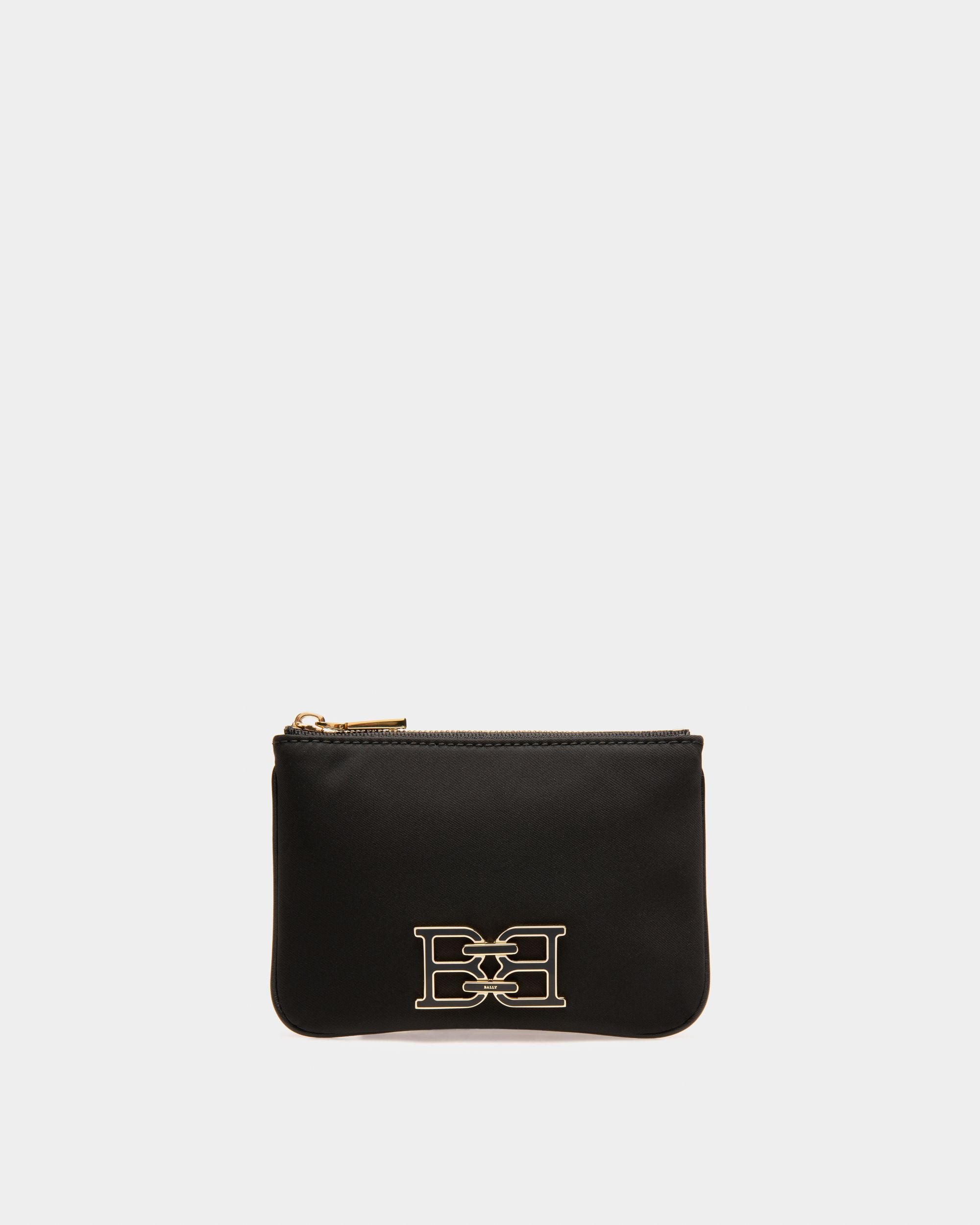 Evod Brieftasche Aus Recyceltem Schwarzem Nylon Und Leder - Damen - Bally - 01