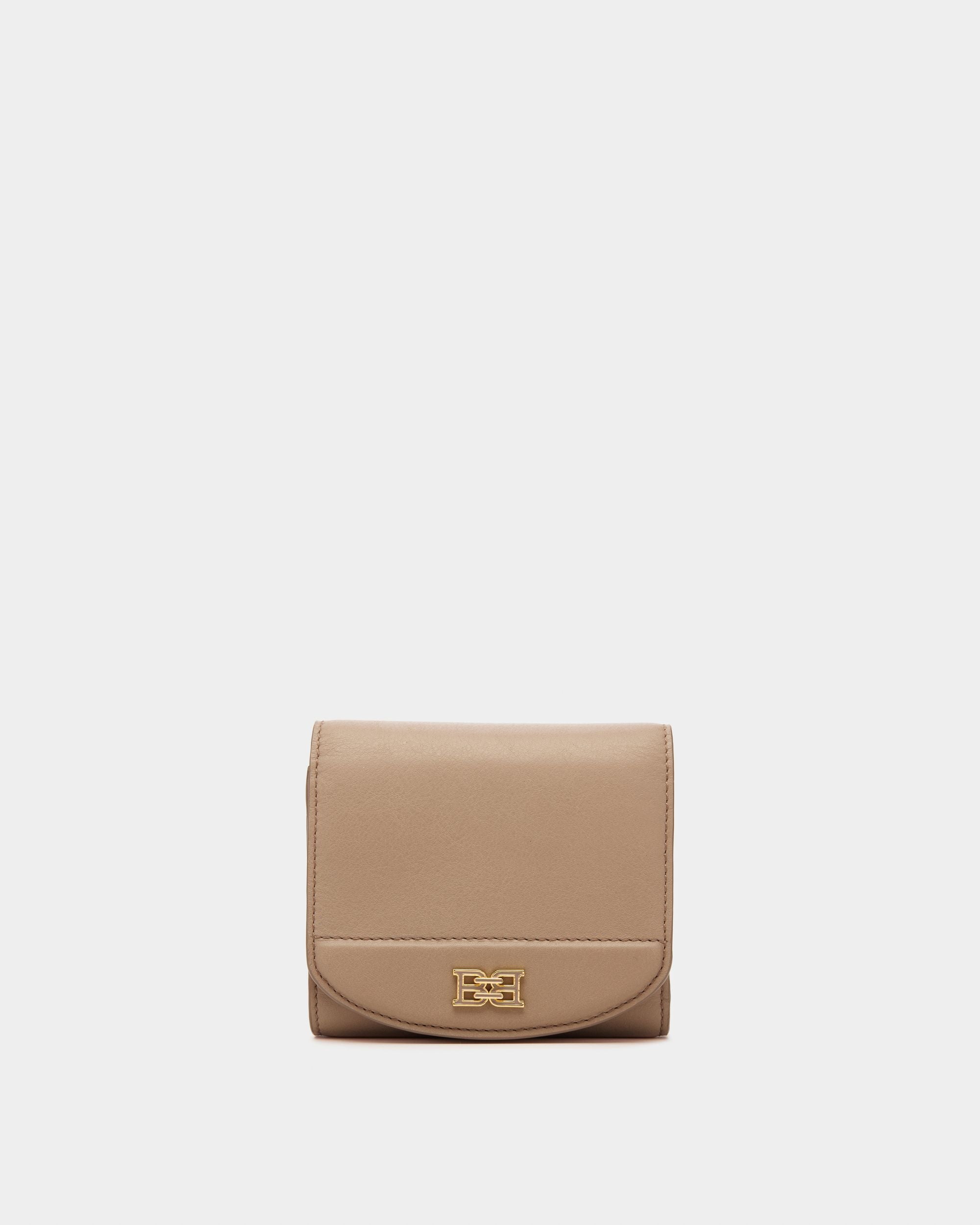 Blessy Portemonnaie Aus Taupefarbenem Leder - Damen - Bally - 01