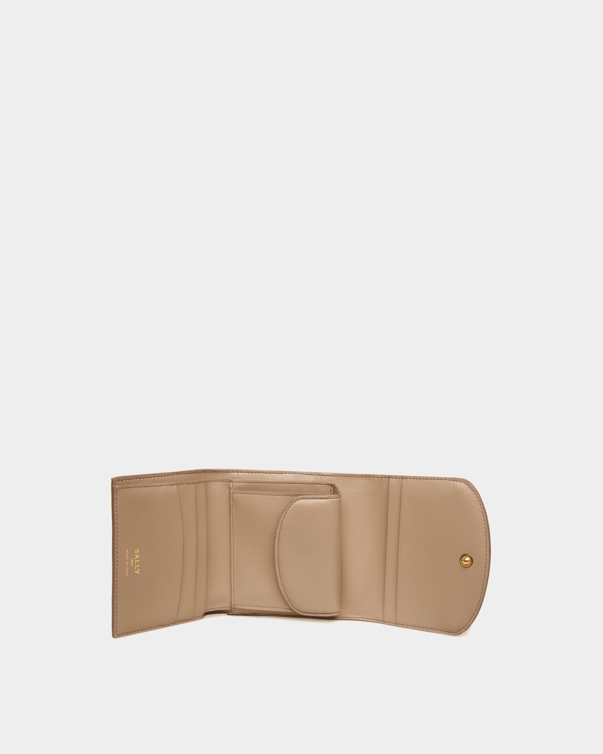 Blessy Portemonnaie Aus Taupefarbenem Leder - Damen - Bally - 03