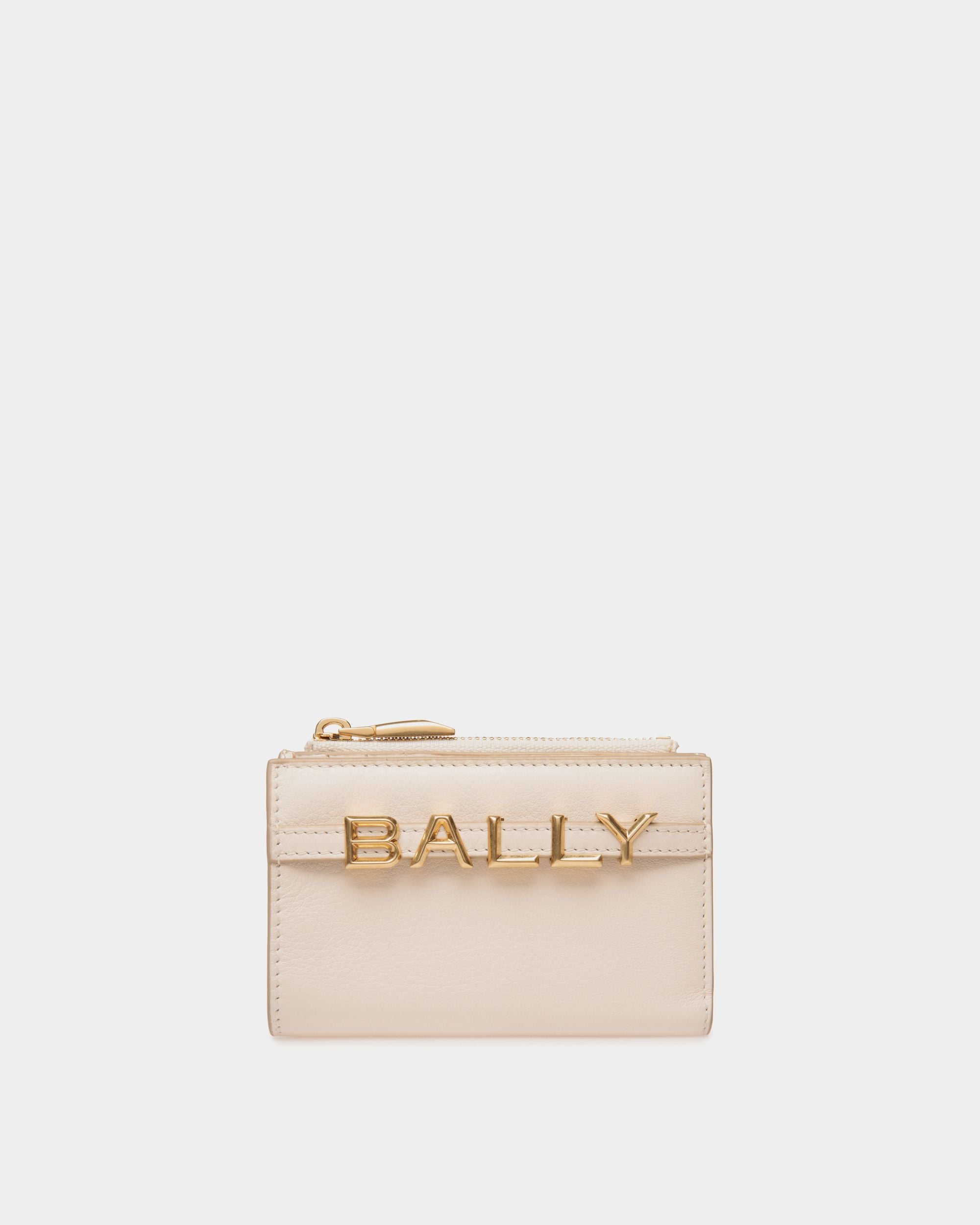 Bally Spell Geldbörse Aus Leder In Bone - Damen - Bally - 01