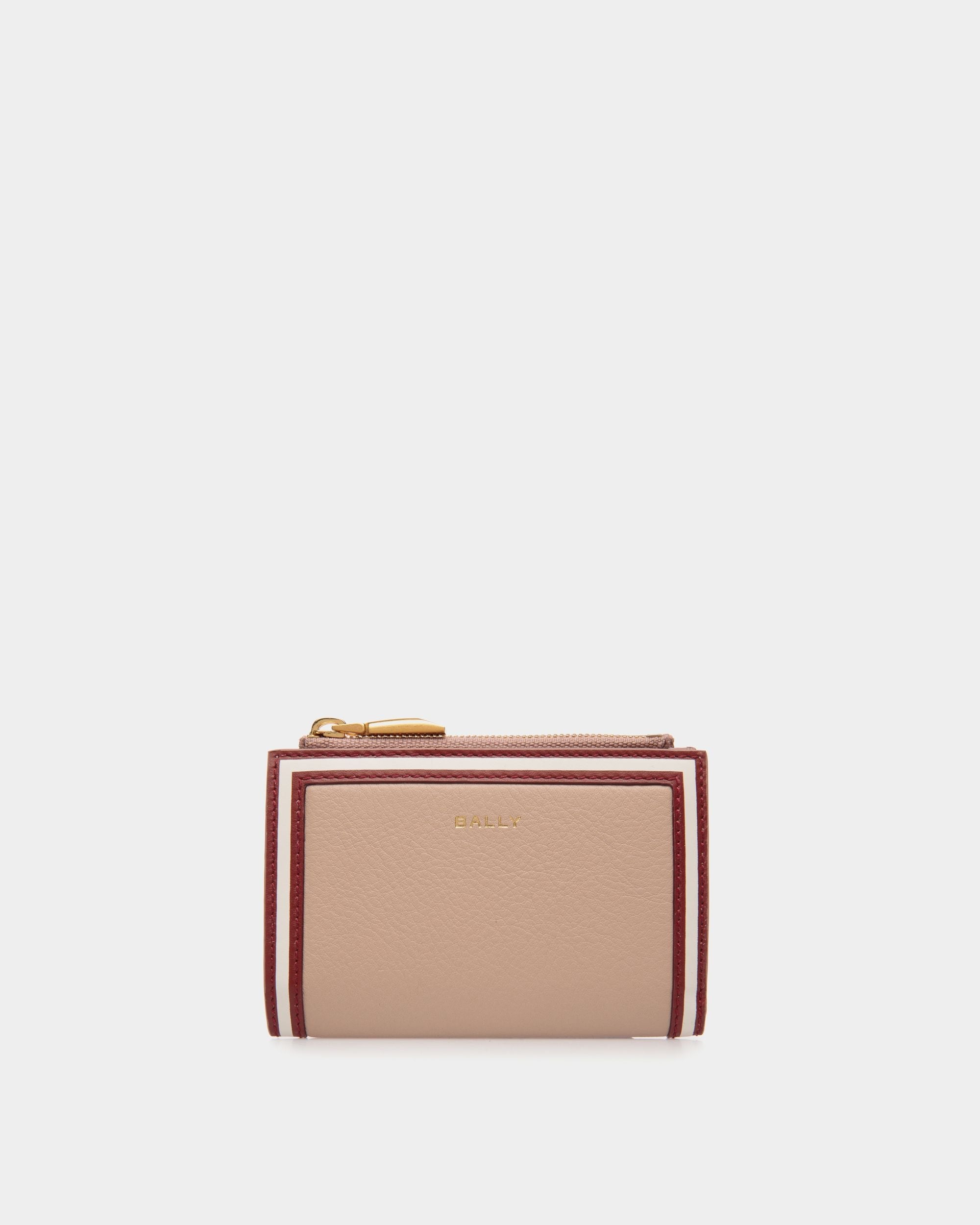 Code Geldbörse Aus Leder In Light Beige - Damen - Bally - 01