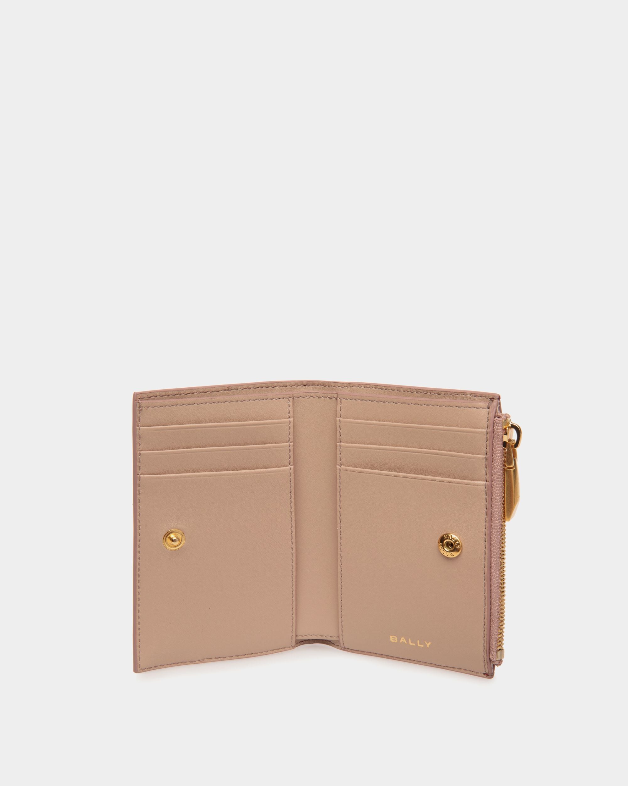 Code Geldbörse Aus Leder In Light Beige - Damen - Bally - 03