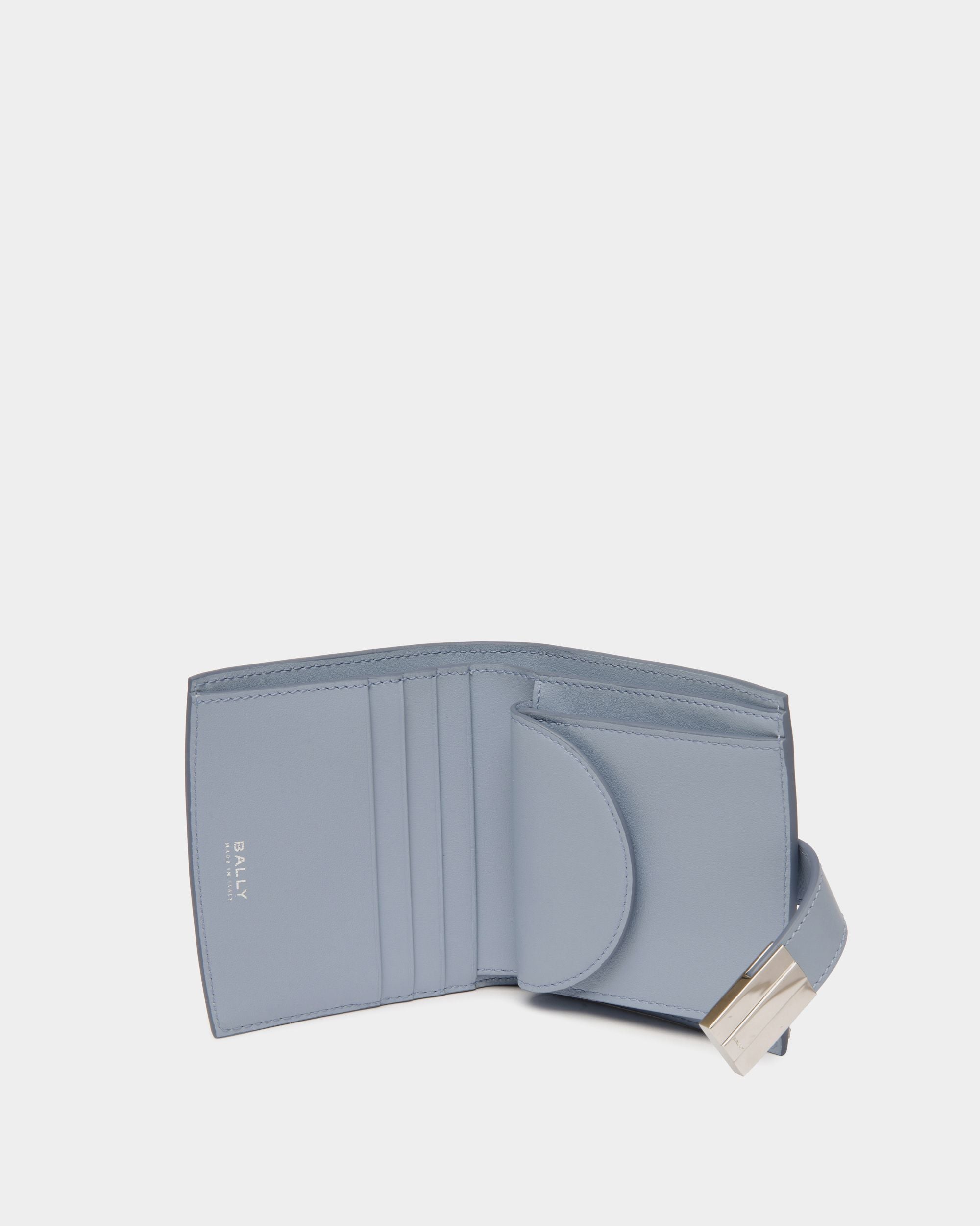 Ollam Geldbörse Aus Leder In Light Blue - Damen - Bally - 02